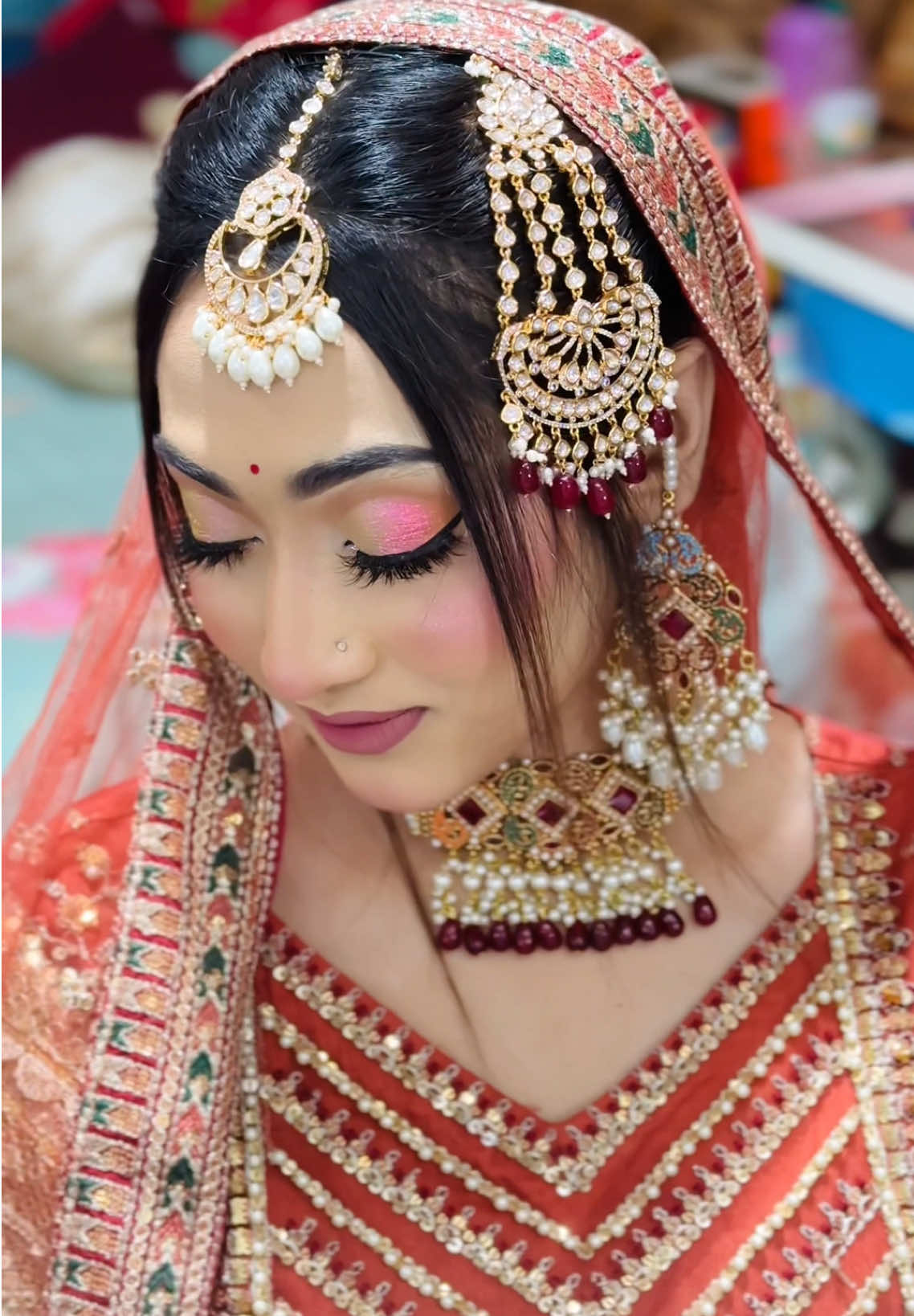 Love this look🧡done by@Suma Pal #sanjida_ #bridalshoot #tiktokbd #teambd #featurethis #foryoupagе #bangladesh🇧🇩 