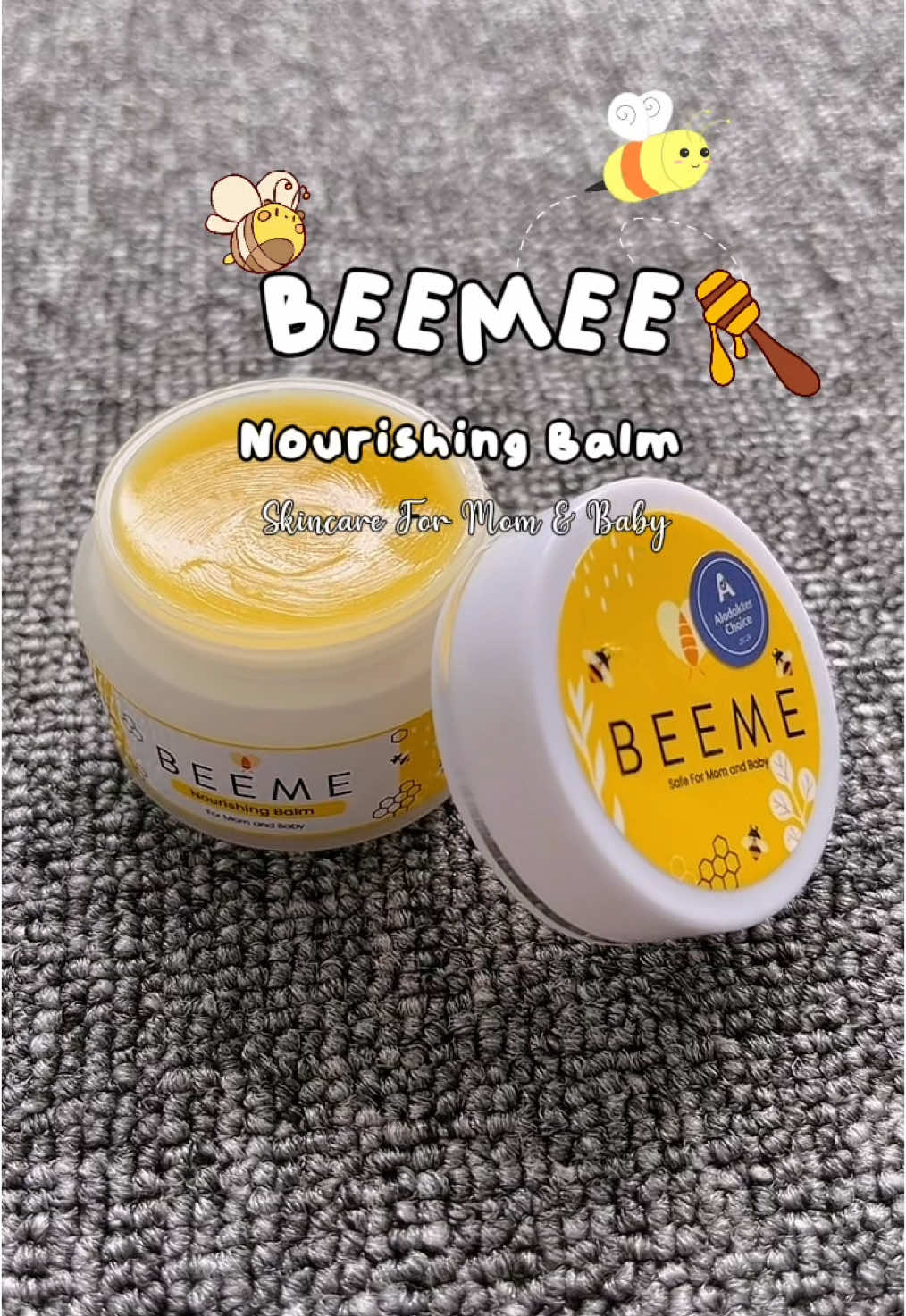 Skincare andalan ibu dan bayi Beemee Nourishing Balm🐝🍯 #beemeeskincare #beemee #nourishingbalm #fyp 