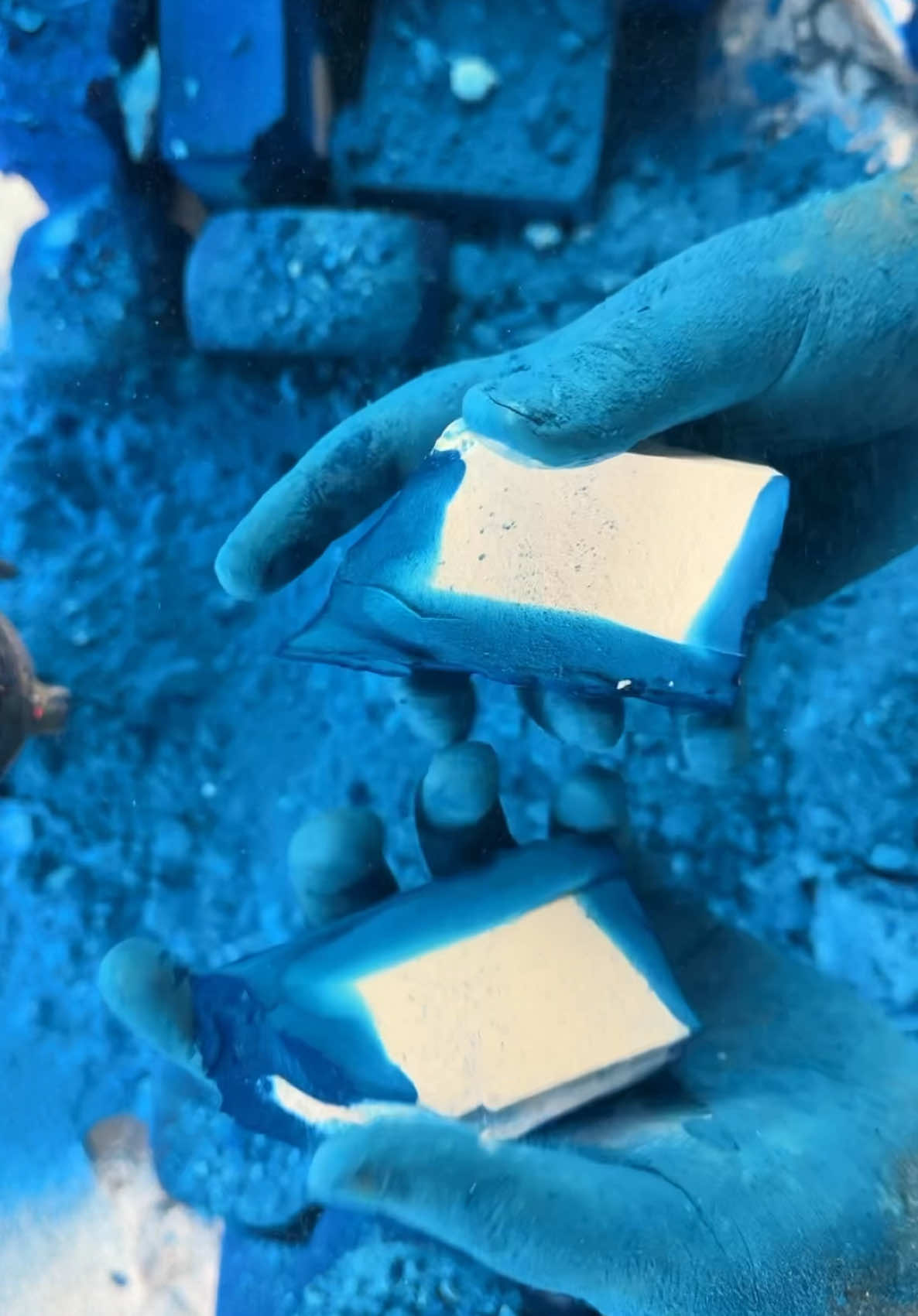 Blue landascape💎 #asmr #asmrcommunity #satisfying 