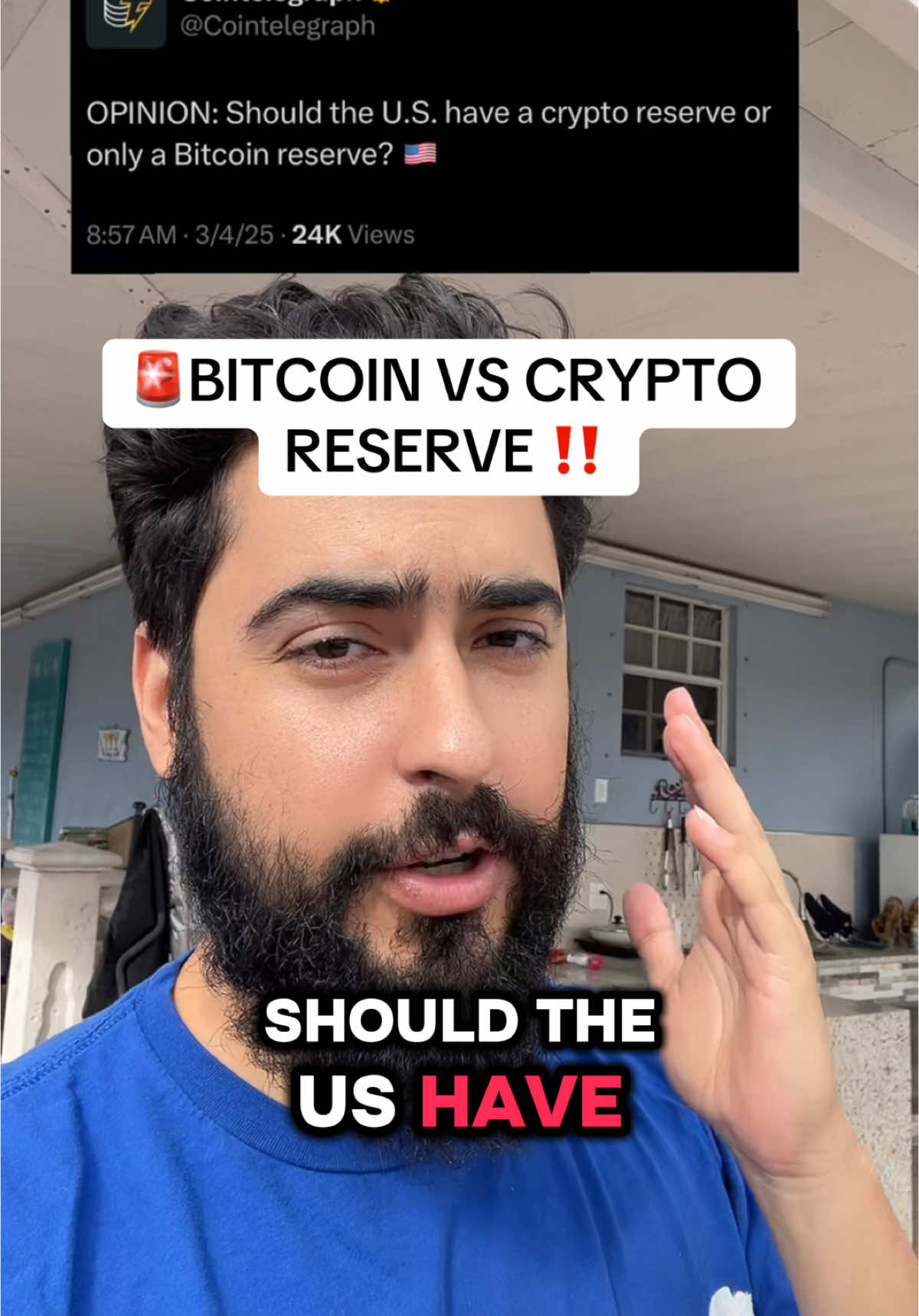 CRYPTO ALTCOIN RESERVE VS A BITCOIN ONLY RESERVE! #crypto #bitcoin #finance #cryptonews #investing #altcoins #investment 