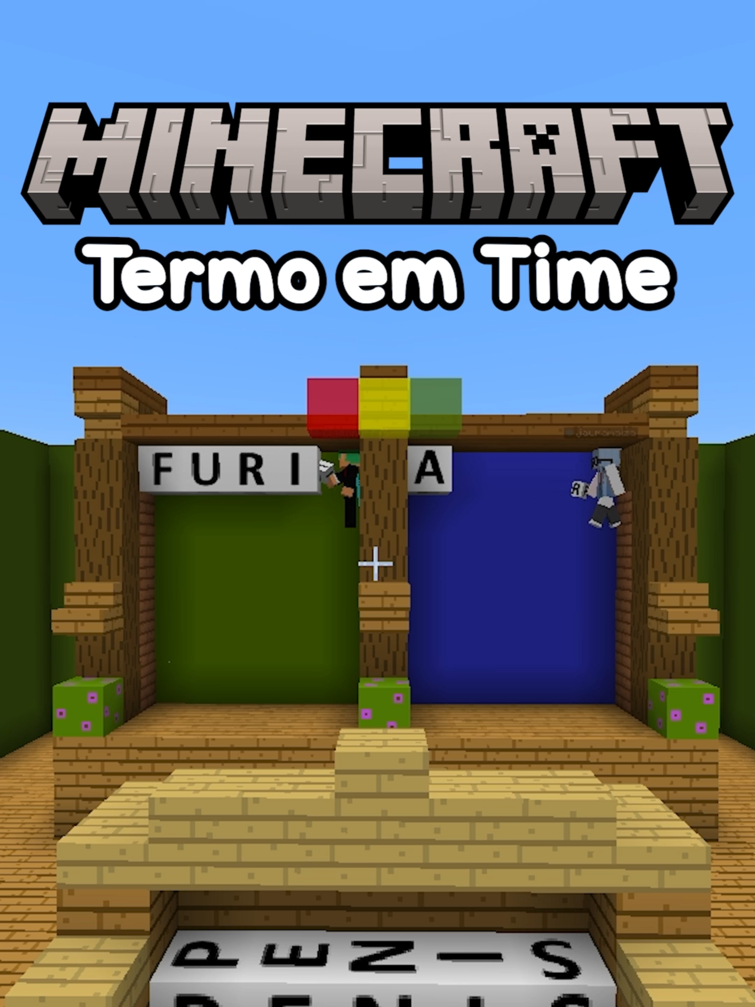 MINECRAFT TERMO EM TIME 2 #Minecraft #fyp #kahil #minecraftminigames 