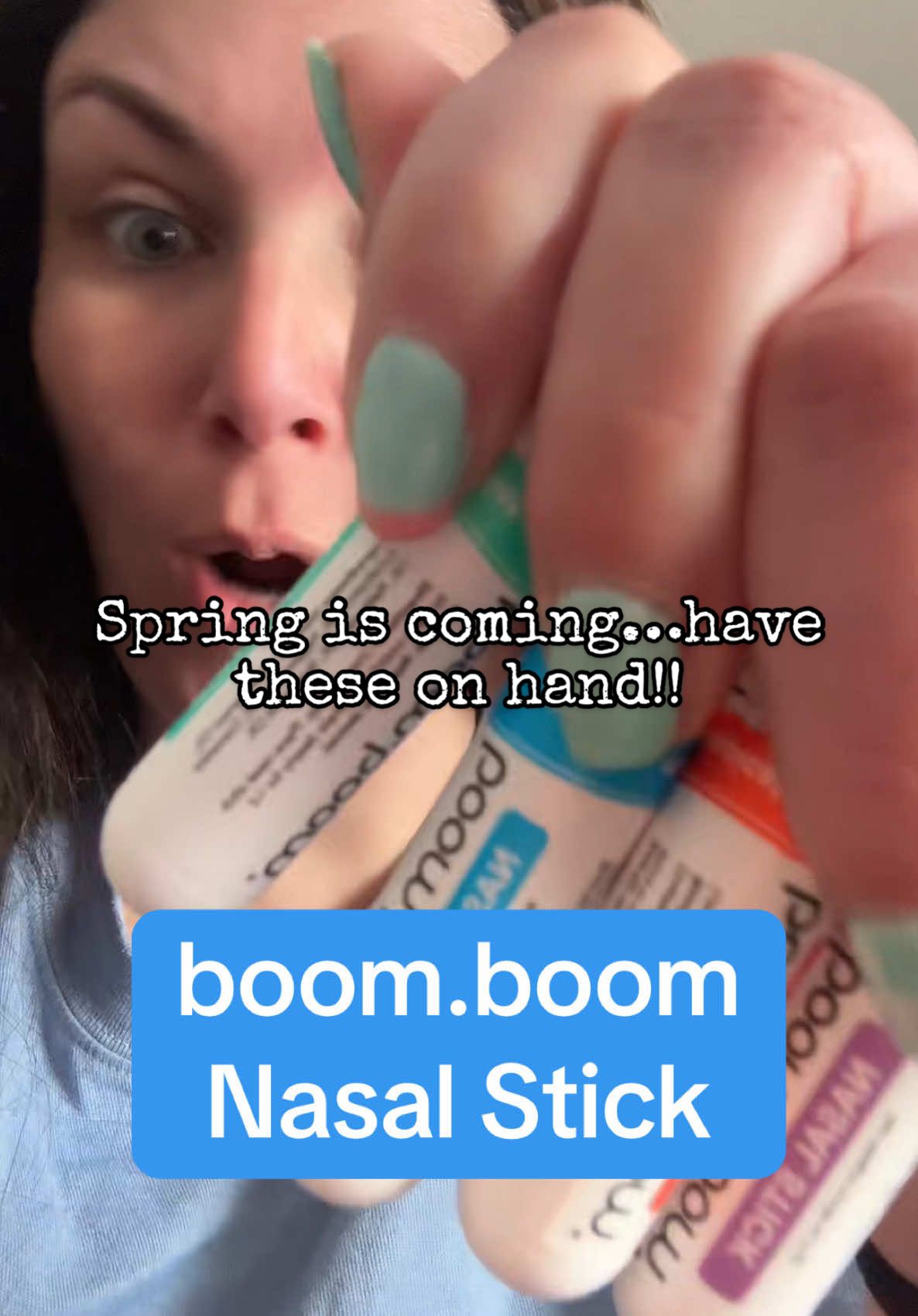 Spring is coming so grab the boom.boom sticks now!!  #boomboomstick #boomboom #boomboomnasalsticks #allergyseason #springtime #springvibes #springiscoming 