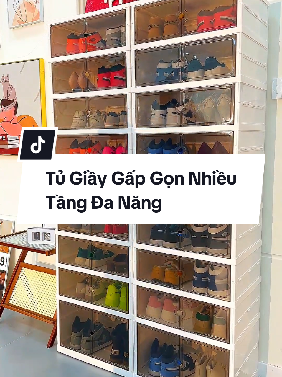 ➡️ Tủ Giầy Gấp Gọn Nhiều Tầng Nhiều Ngăn - Gọn Gàng Sạch Sẽ . ➡️ Thiết Kế Hoạch Nhựa ABS Cao Cấp Chịu Lực - Bền Bỉ Dẻo Đai.  ➡️ Tiết Kiệm Không Gian - Gọn Gàng Sạch Sẽ . . #tugiaygapgon #tugiaythongminh #tugiaydep #giadungtienich #giadungtienloi #giadungthongminh #muataitiktokshop #seleluongve 