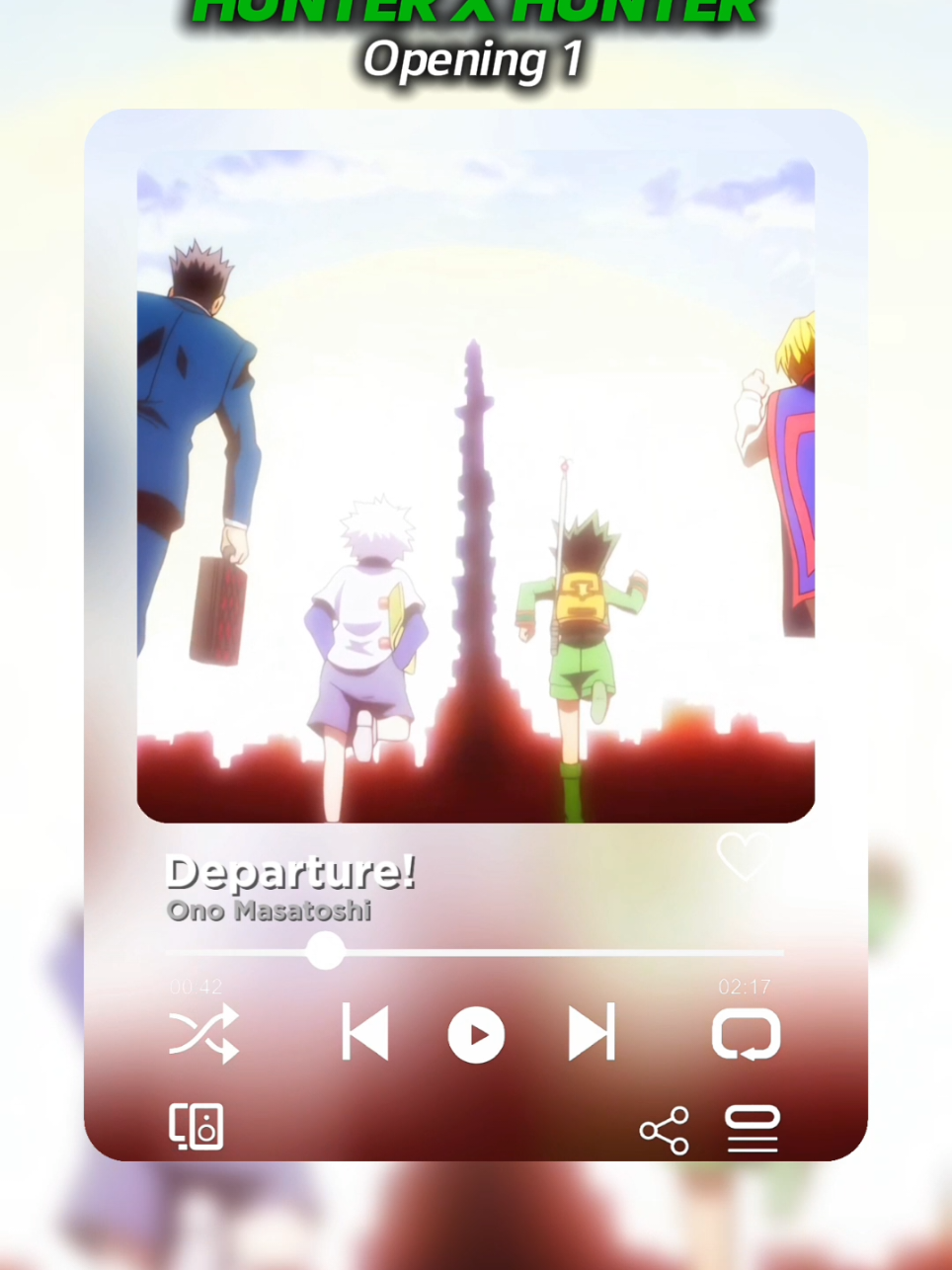 #song #hunterxhunter #hxh #otaku #animetiktok #lonelylistersx #kurapika #leoriohxh #killua #gon #opening 