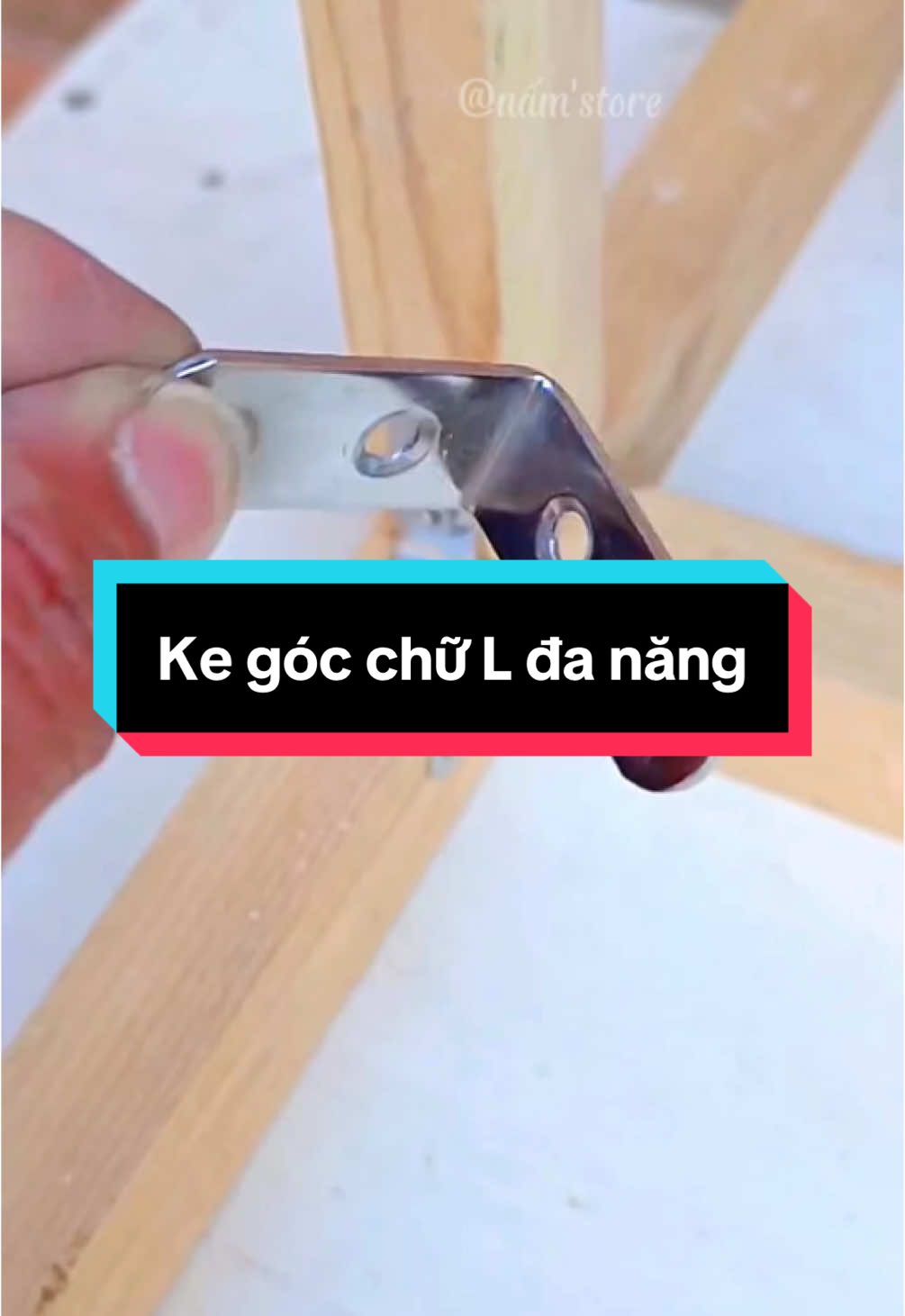 Trả lời @Nấm' Store INOX MỜ Ke chữ L - Giá Đỡ Cố Định Góc Hình Chữ L dùng làm ke góc bàn . giá đỡ gắn tường  ##kegocvuong##dungcutienich##xuhuong
