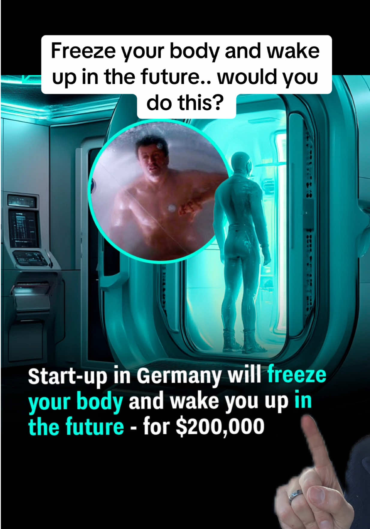 Would you freeze your body and wake up in the future? #kahlatalk #kahlatech 