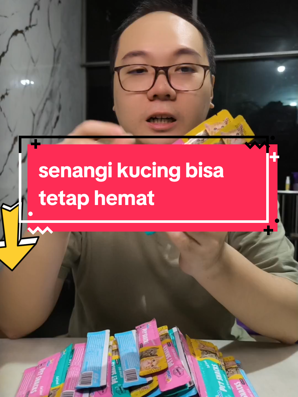 senangi kucing bisa tetap hemat #ramadanekstraseru #kucing #snackkucing #cattreats 