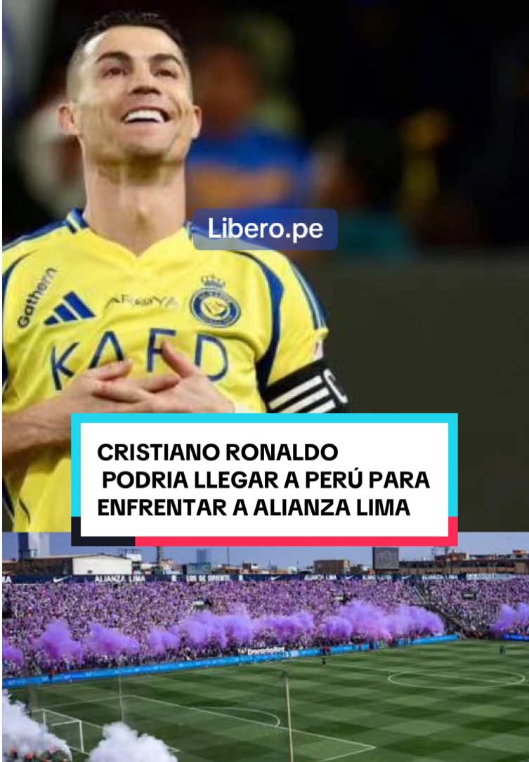 CRISTIANO RONALDO VS. ALIANZA LIMA⁉️😱 ¿qué opinas? #alianzalima #cristianoronaldo #futbol #futbolperuano #alianza #elbicho #cr7 #siuuuu 