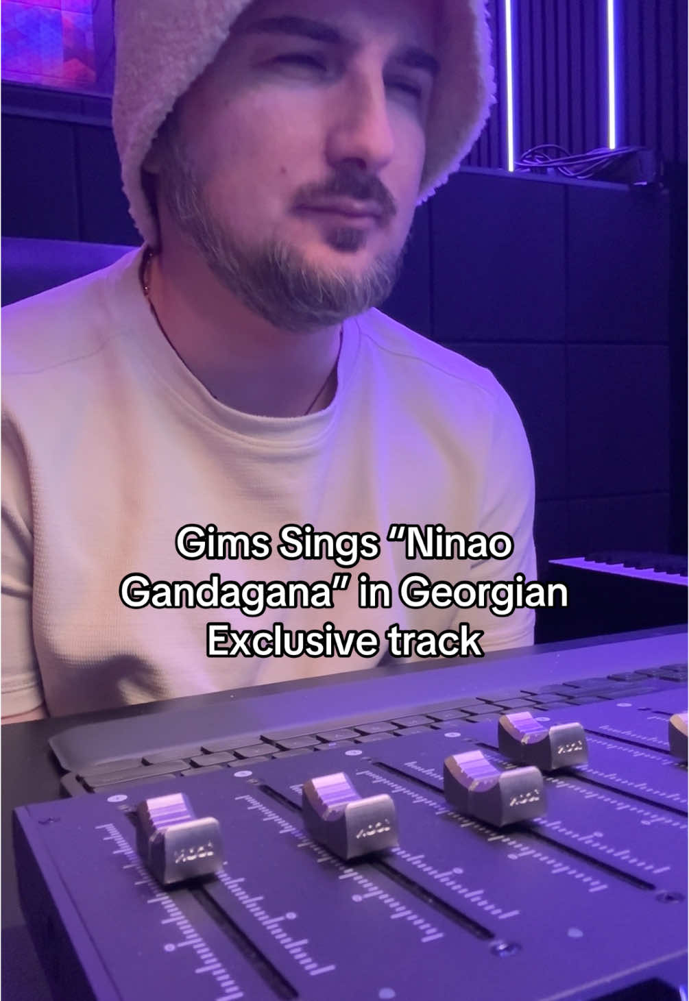 GIMS chante “Ninao Gandagana” en géorgien – Titre exclusif.