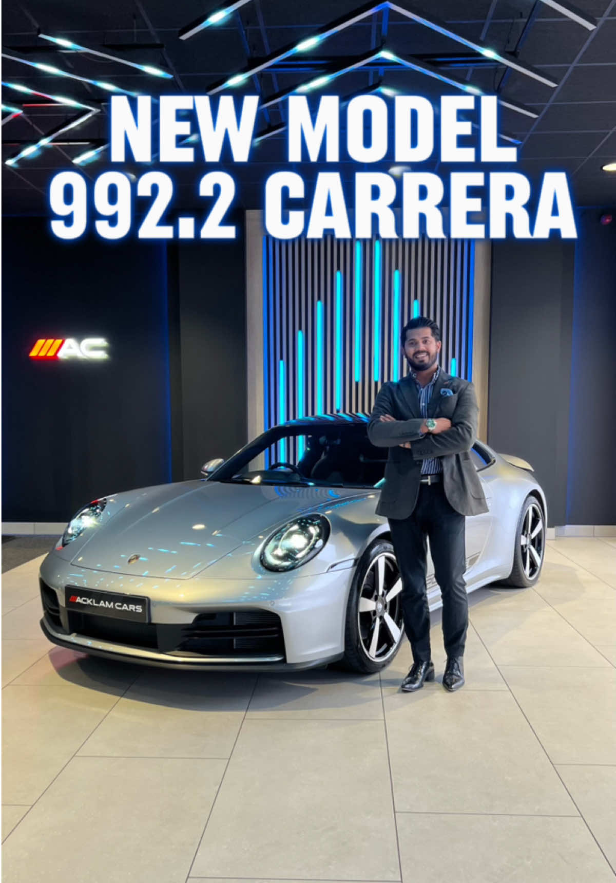 The all-new model 992.2 Carrera in iconic GT Silver 💨 Live Priced at £102,990 - Buy & Reserve Online - Contact Joe on 07714216989 or Business WhatsApp us on 07724101010 📲 #Porsche #911 #9922 #Porsche911 #GTSilver #AcklamCars