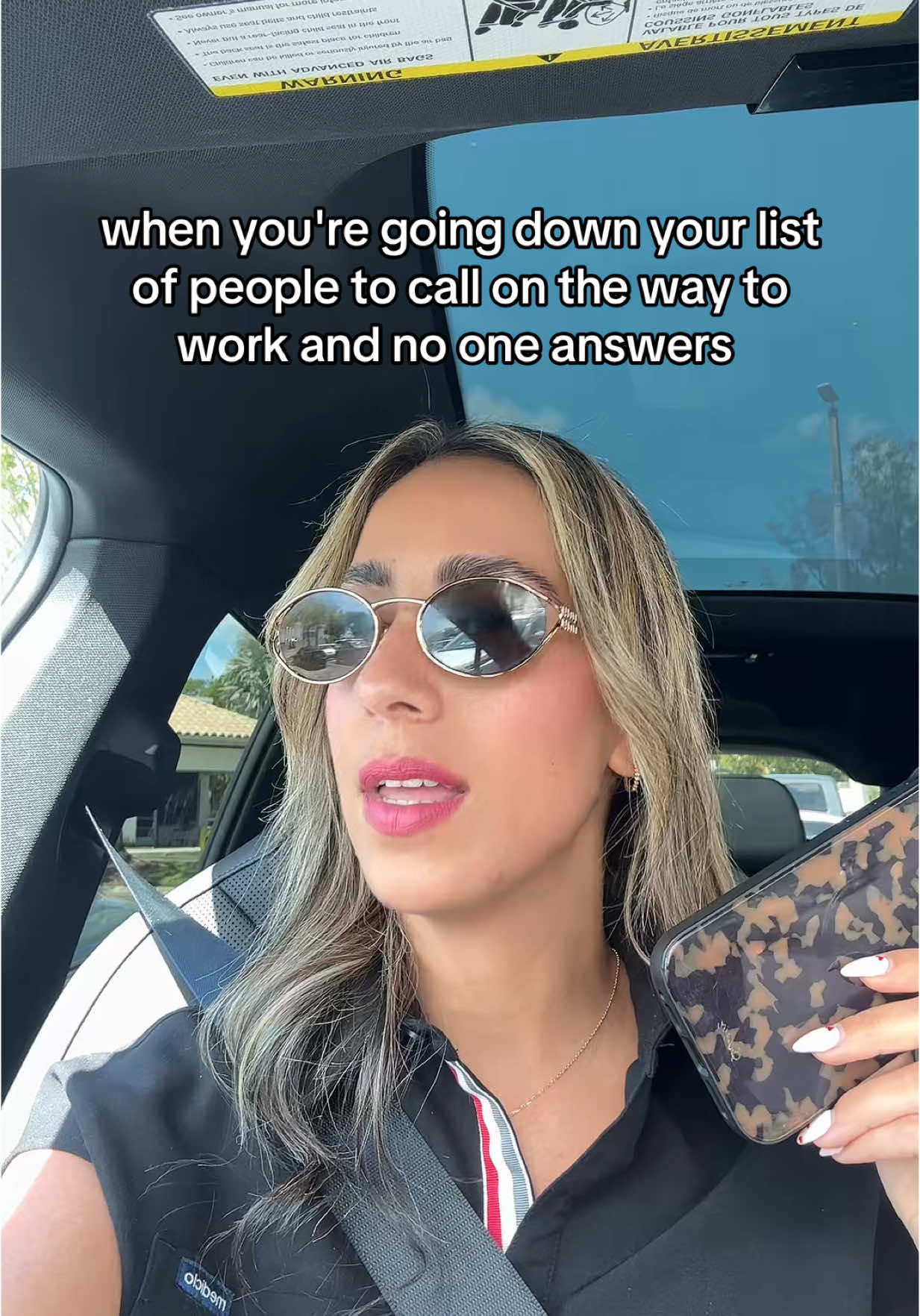 They’re probably still sleeping, but it’s the only time I want to talk on the phone 🤣 #phonecall #driving #calls #relatable #friends #ultrasoundtech 