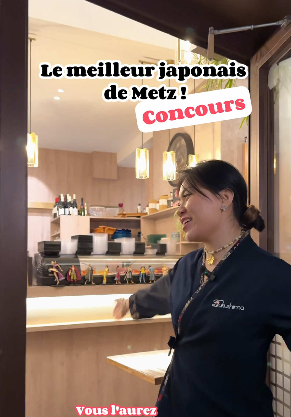 ✨CONCOURS ✨ En partenariat avec le restaurant Fukushima, on vous fait gagner un repas pour deux dans un très joli cadre ! 😋 À la clé : ✅ Un plateau de sushis ✅ 2 cocktails ✅ 2 entrées ✅ 2 cheesecakes Pour participer : 1️⃣  Abonne-toi à notre compte @acqsl 2️⃣ Identifie la personne avec qui tu veux partager ce repas ! 3️⃣ Like cette publication. 4️⃣ Partage la vidéo en story en nous identifiant. Fin du concours le 11 mars à 23 h 59. L’annonce des gagnants se fera le 12 mars. Attention : Nous vérifierons que le gagnant a bien respecté toutes les conditions ! 🔎 Bonne chance à tous ! 🍀 #concours #metz #QuartierSaintLouis #ACQSL #restaurant #sushi 