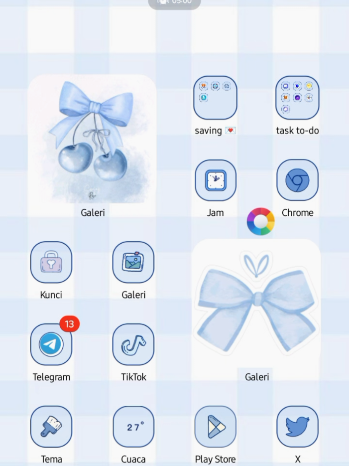 redmi13c blue edition #redmu13c #themeblue #aesthetictheme  #hyperos 