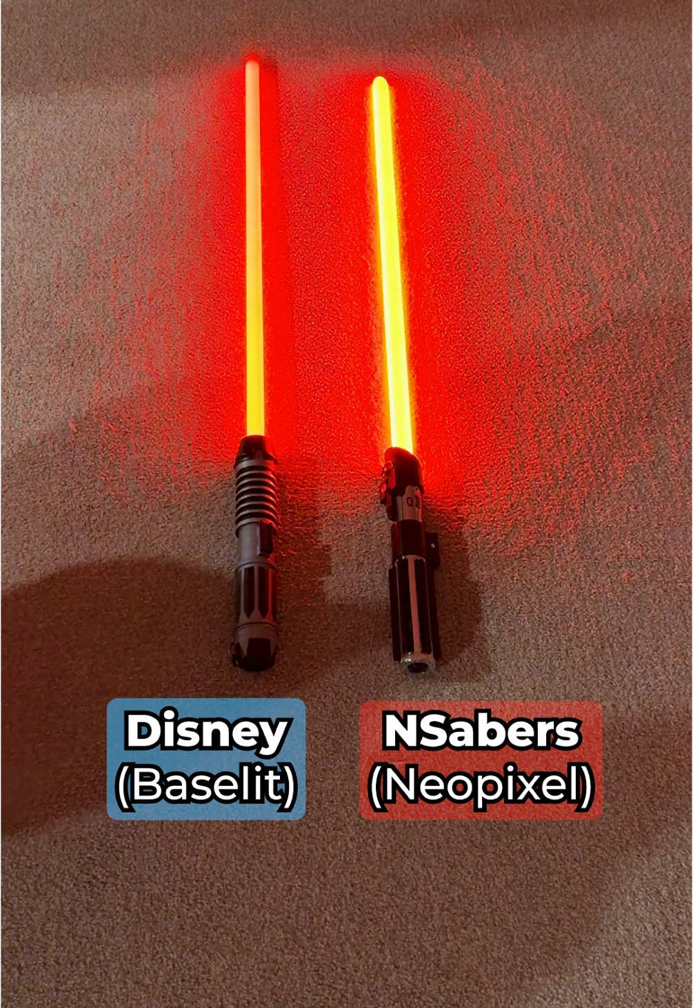 The World’s MOST REALISTIC Darth Vader Lightsaber (link in bio) #starwars #nsabers 