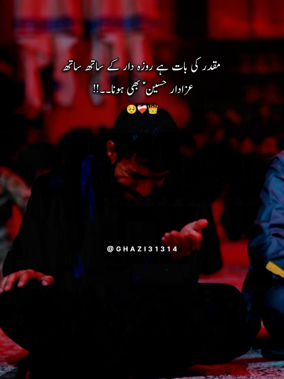 Rozadar ka saat Hussain ka Azadar bi hona 🥰🥺Ha ma Azadar ho Shabeer ka.... 😭 #azadarhussain  #moulahussainع  #moulakaazadarho #goviralgo  #viralvideos  #trendings  #karbala_karbala  #100millionsviews 