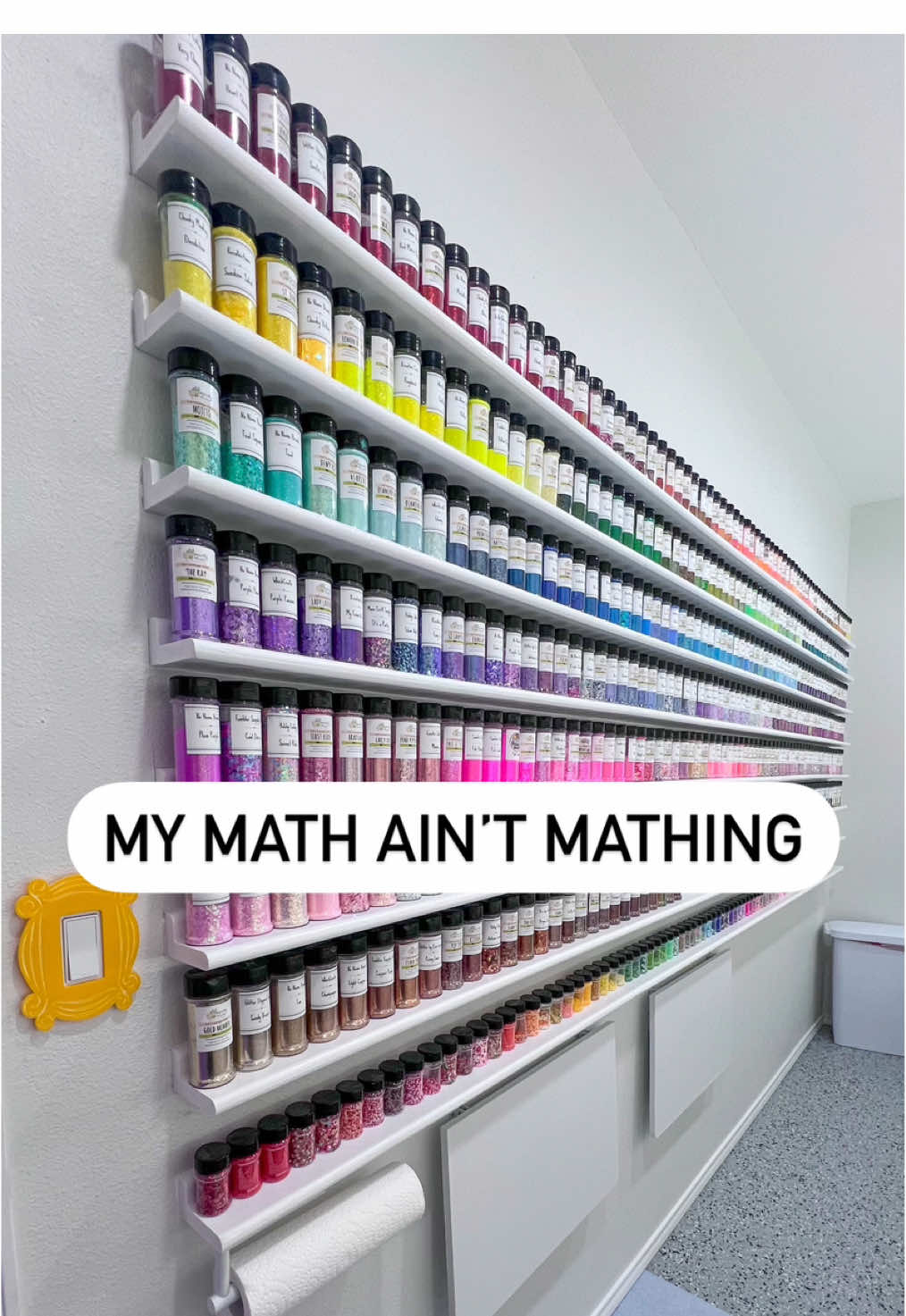 My Math Ain’t Mathing • Here I thought, “Just moved them over 21 and it will be a perfect piece of content.” I don’t know what happened, all I know is my shoulders were on fire by the time I was done.  • #crafting #crafter #SmallBusiness #fyp #viral #entrepreneur