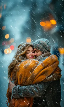 romantic winter scene where a couple is embracing each other closely under snowfall, feeling of love and togetherness. ❤️🥰 #wallpapers #wallpaper #livewallpaper #fyp #ai #aiart #aigenerated#AIArt #AIGenerated #ArtificialIntelligence #DigitalArt #AIArtwork #NeuralArt #FutureOfArt #MidJourney #MidJourneyAI #MJv6 #AIGeneratedArt #MidJourneyCommunity #PromptEngineering#RunwayAI #WinterLove ❄️ #RomanticMoment ❤️ #SnowyEmbrace #CozyVibes #CoupleGoals #WarmHugs #LoveInTheSnow #WinterRomance #CuddleWeather #SnowfallMagic #WrappedInLove #WinterAesthetic #HeartwarmingMoments #GoldenHourGlow #ColdOutsideWarmInside