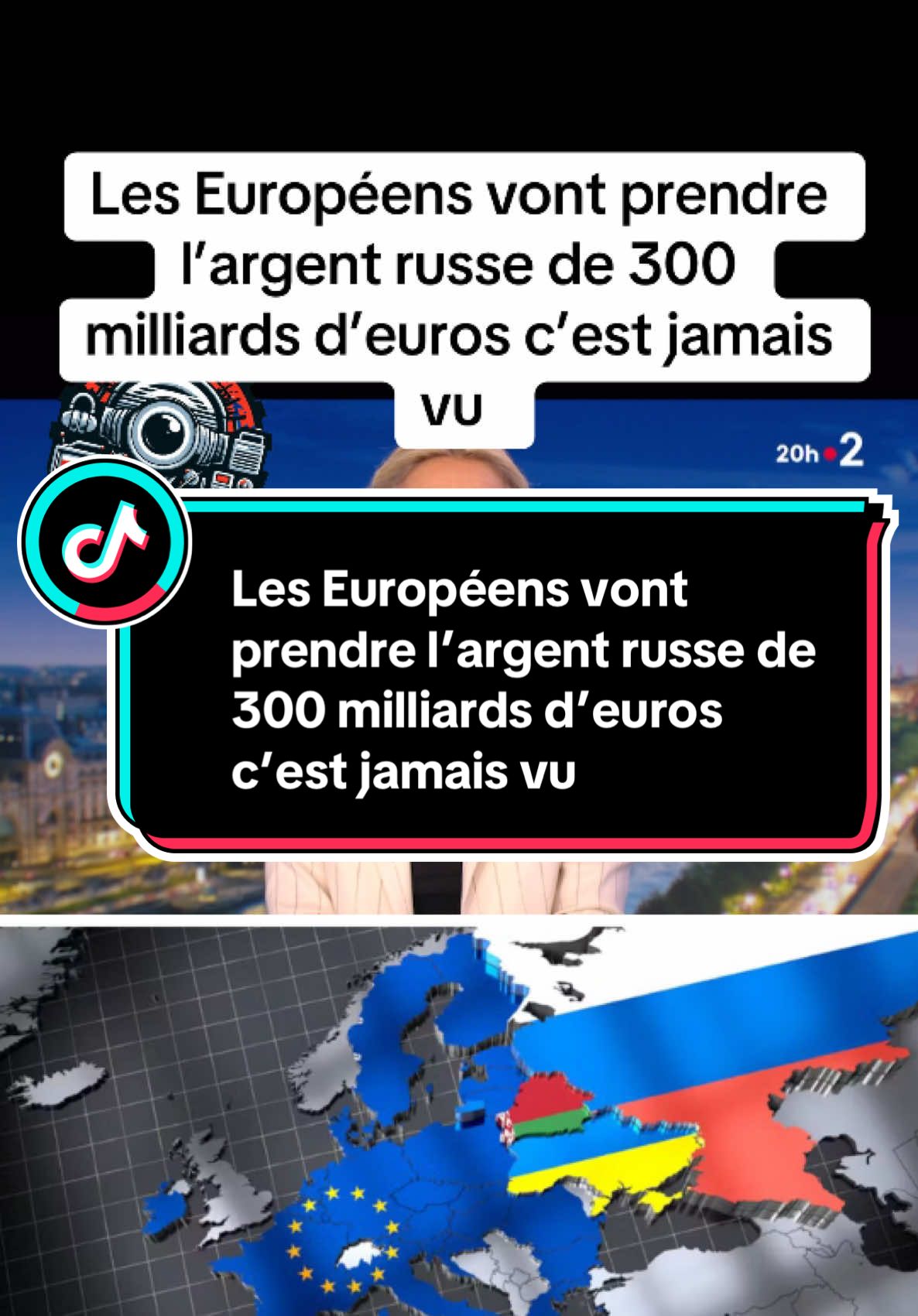 Les Européens vont prendre l’argent russe de 300 milliards d’euros c’est jamais vu