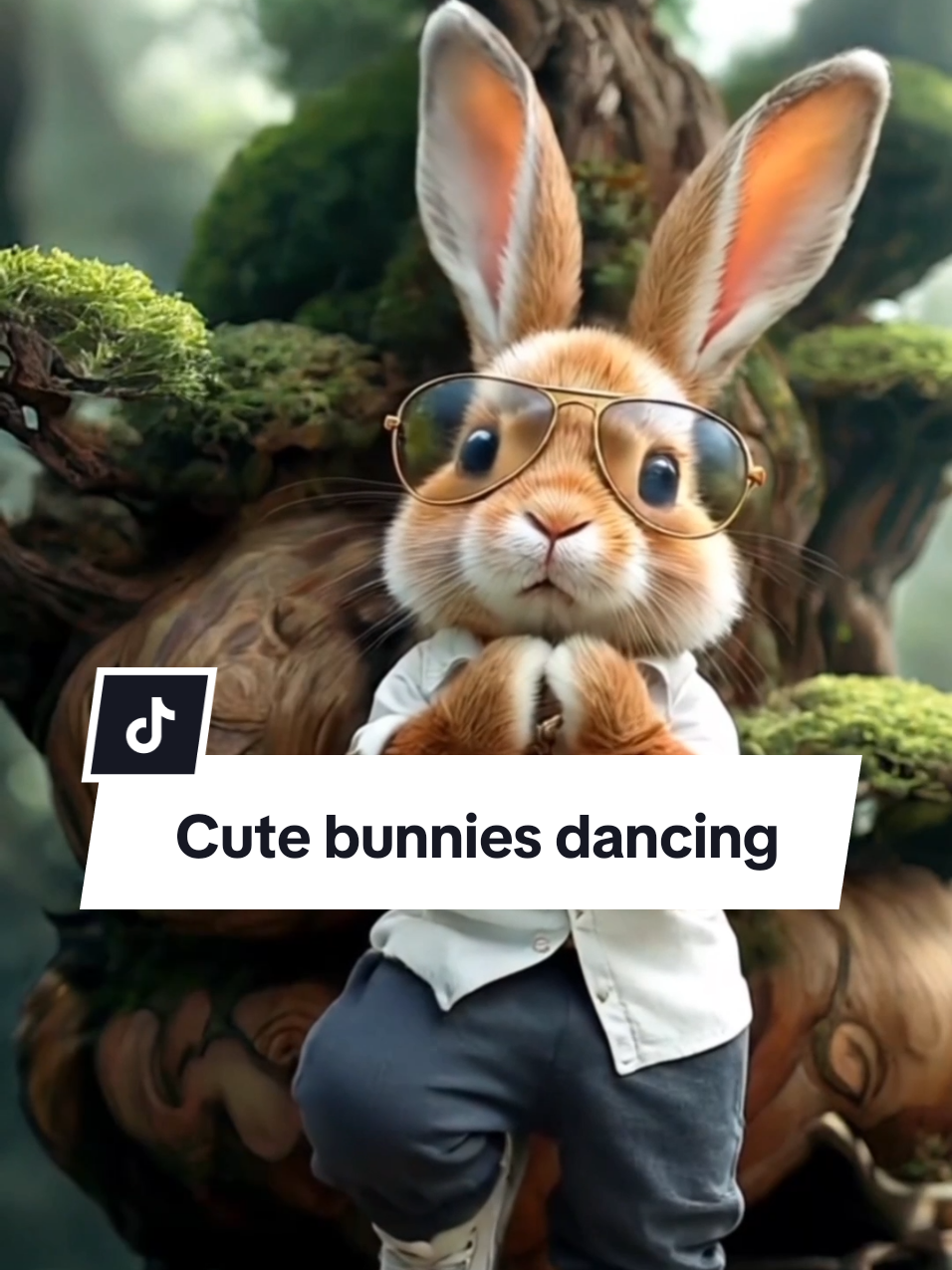 Cool and cute bunnies dancing #cutebunny #cuterabbit #nelly 