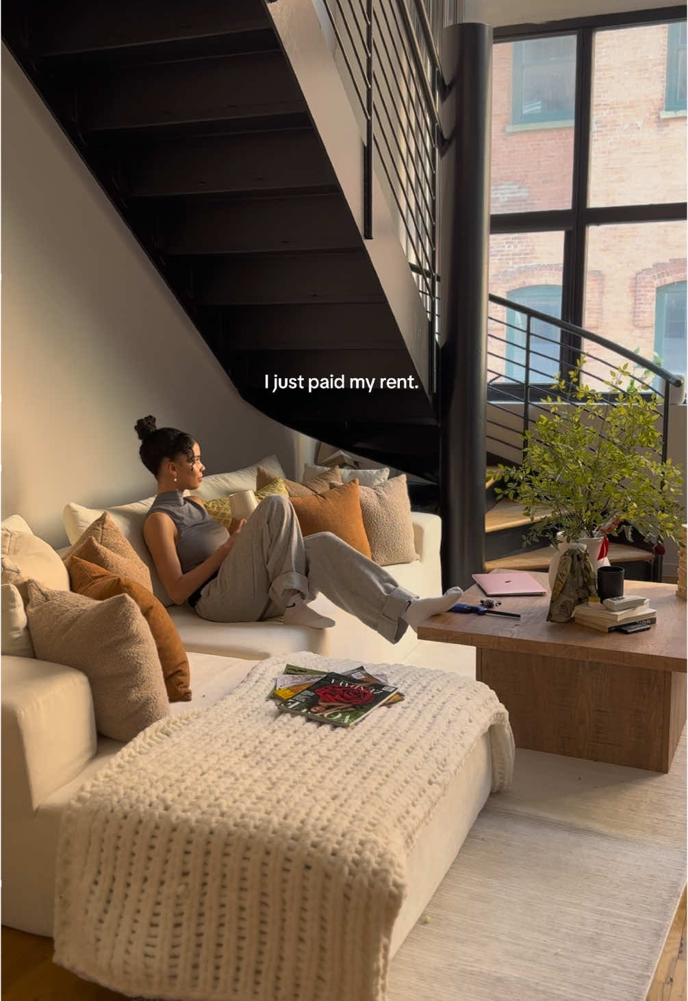 Enjoy yo rent. #apartment #apartmentliving #loftapartment #loft 