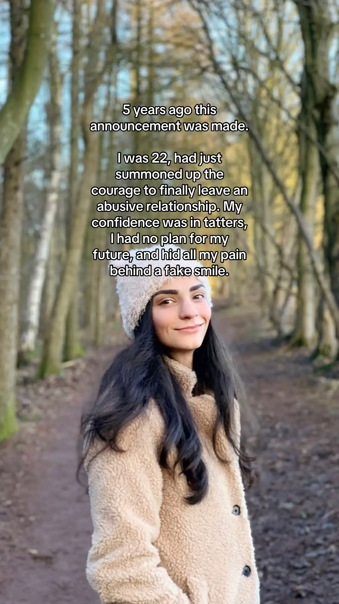 Your life can really change in 5 years… lockdown was awful, but it also gave me the chance to finally escape the man who was making my life miserable. Now he’s in prison, I’ve gone on to reform the system, and am the happiest and most confident version of myself yet. Talk about a glow up. Pain can become your power. #empoweredwomen #uklockdown #GlowUp #survivor #dv #bestself 