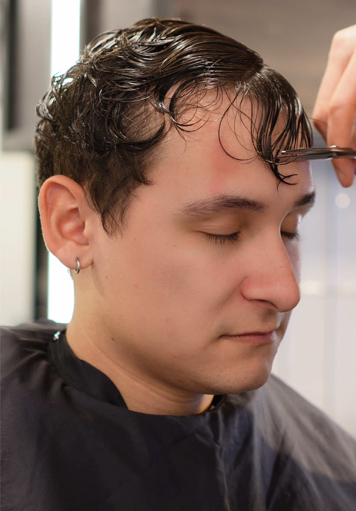 Receding Hairline Haircut Hack #creatorsearchinsights 