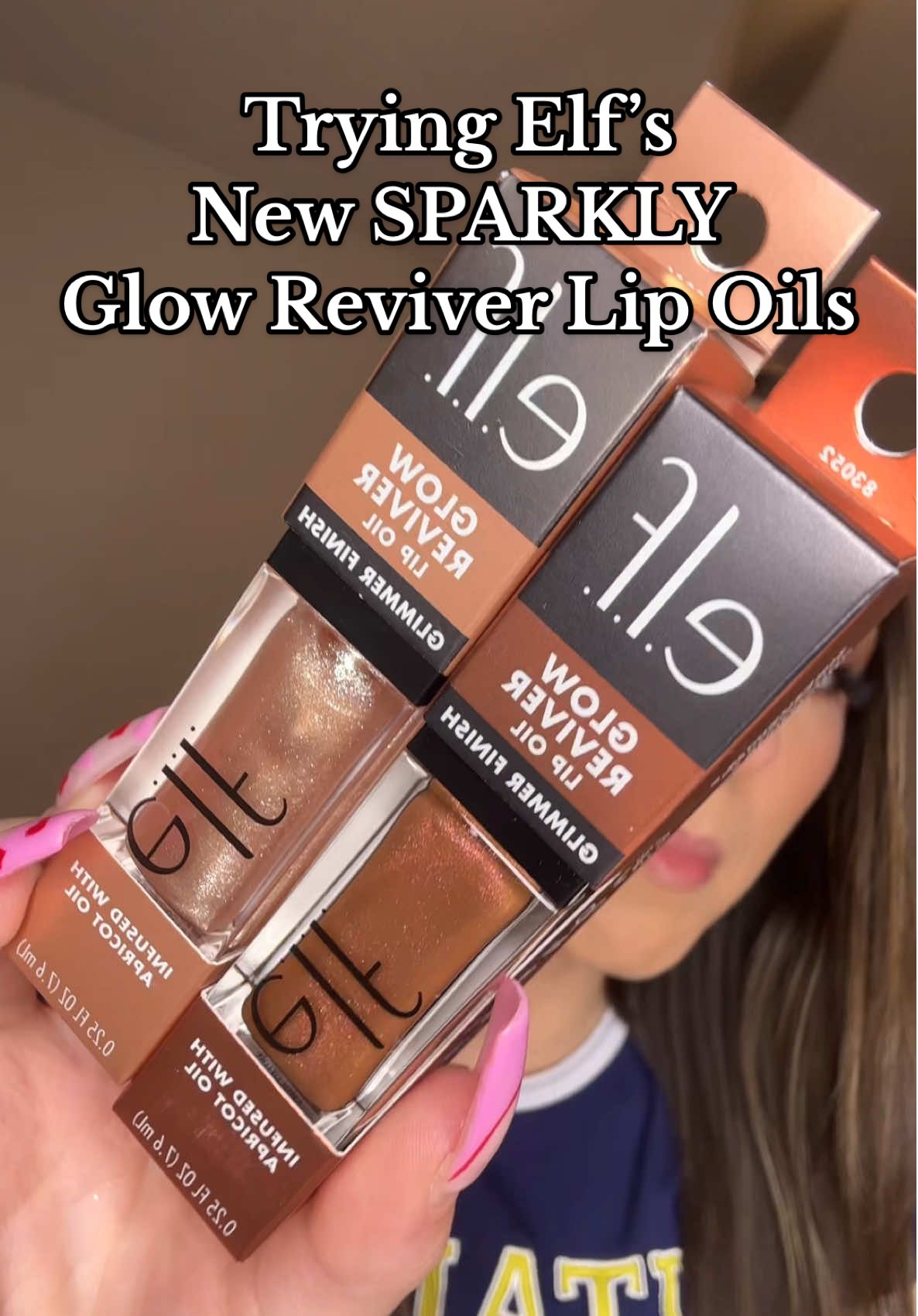 Replying to @🫧✨Hailey ✨🫧 you see it’s the second shade for me 😍 now that’s what I’m talking about bestie @e.l.f. Cosmetics #elfcosmetics #elfreview #elfreviverglowlipoils #elffirstimpression #elfglowreviverlipoil #elfglimmerfinishlipoil #makeupreview #makeupfirstimpression #affordablemakeupreview 