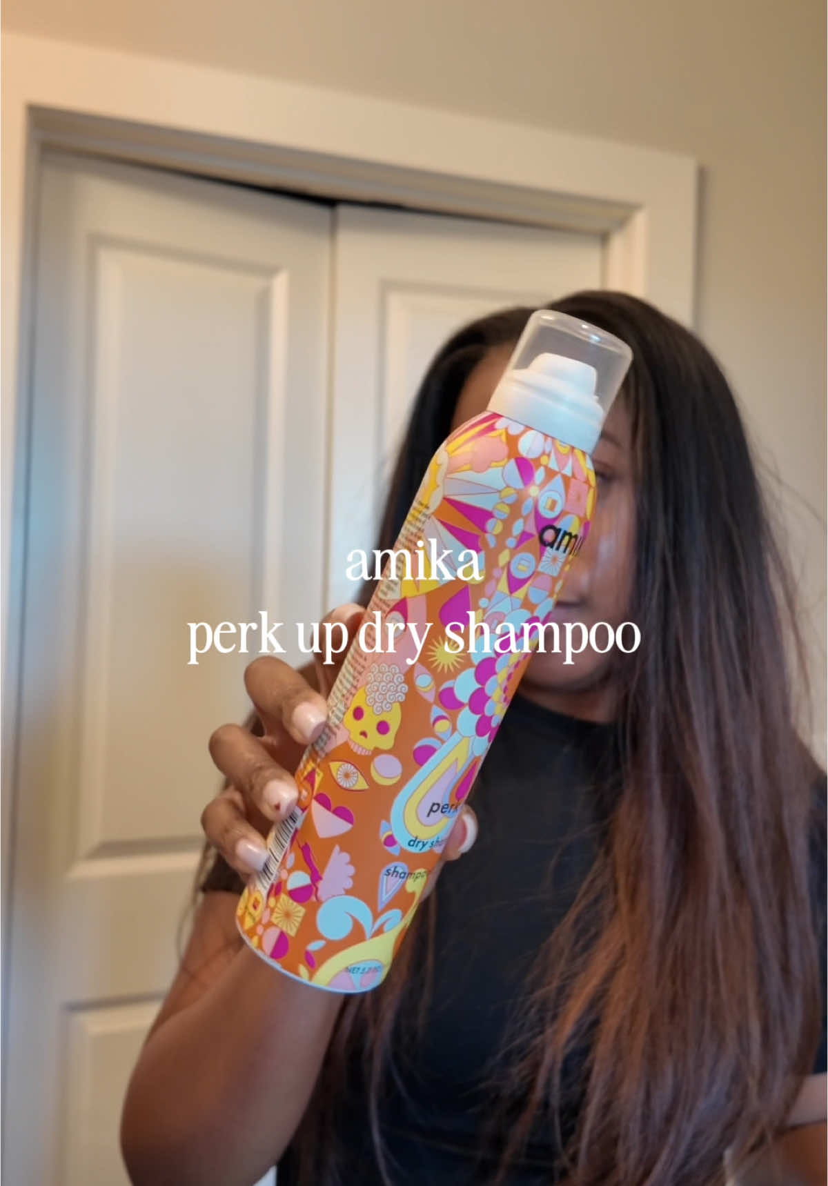 How I refresh my silk press when it starts to get a bit oily : @amika Perk Up Dry Shampoo 🧡 Use “ZENESEASHLEY10” to save $$.  #amika #amikapartner #dryshampoo #silkpress #silkpressnaturalhair #naturalhair #hairtok 