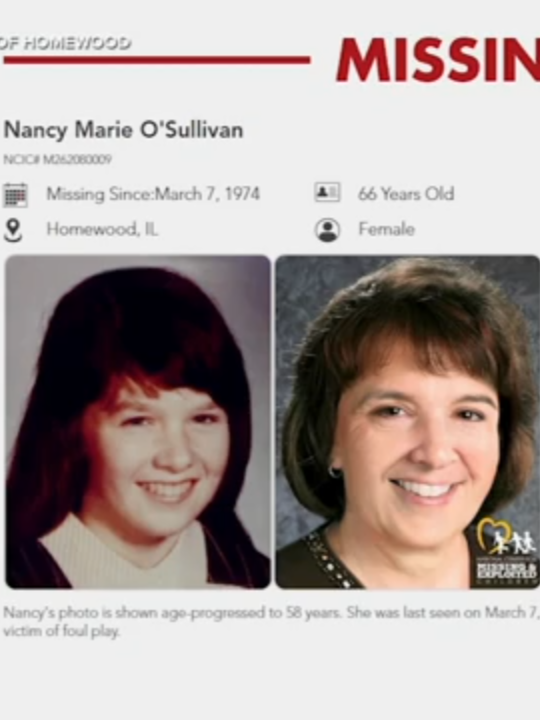 Homewood police are asking for help finding Nancy O'Sullivan, who went missing from the South Holland area in 1974. #homewood #southholland 