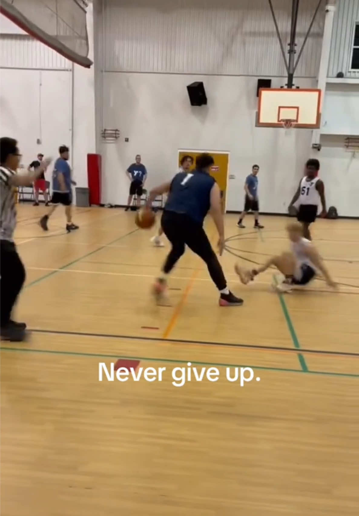 Never give up 💪 (camdenbedinghaus /IG) #NBA #basketball #sports #fyp 