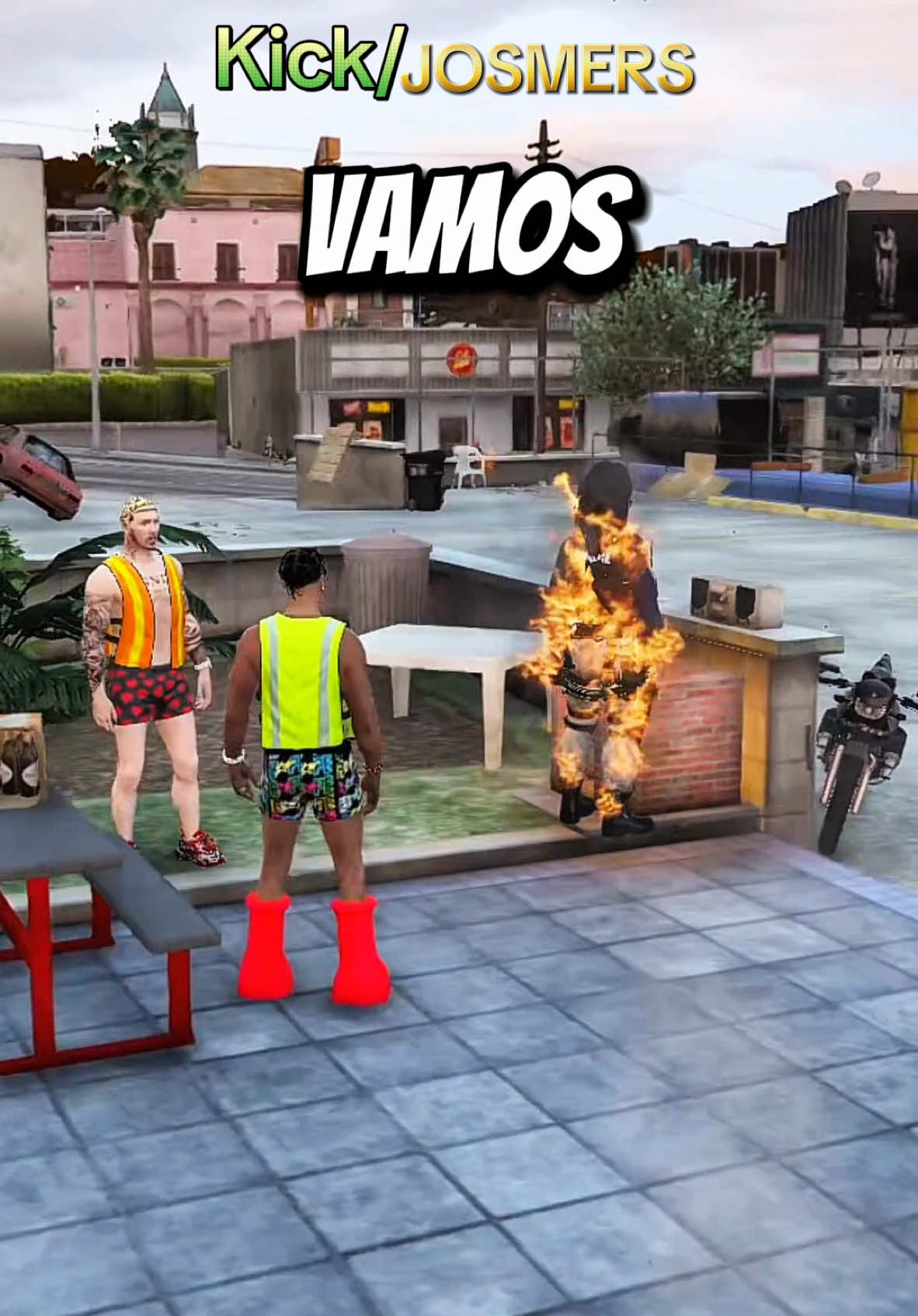 Celebrando cumpleaños de gallina negra.                                                             #gta5 #gta5roleplay #gta5online #rdjavi 