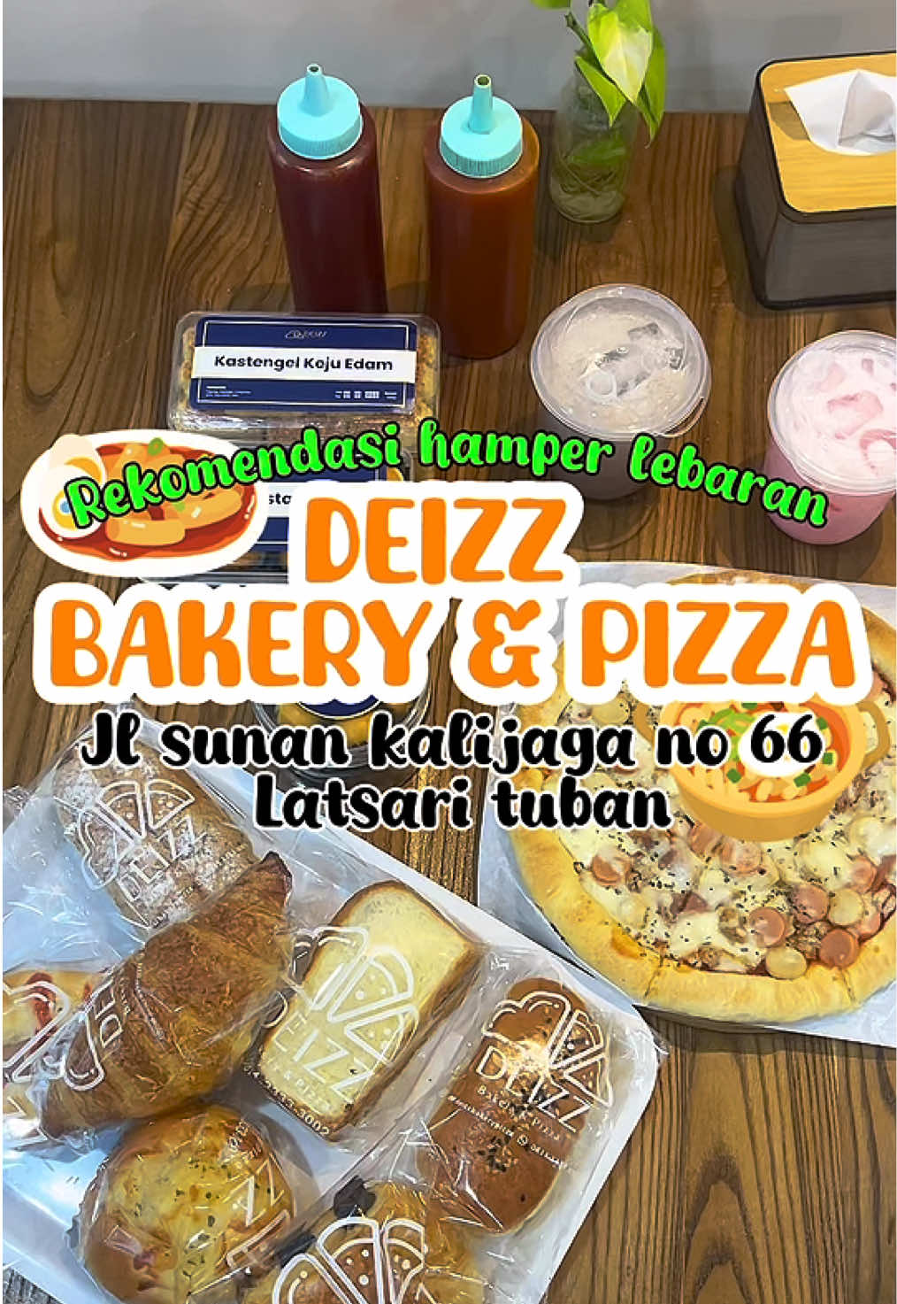 Cari kue kering untuk lebaran, roti2 viral dan aneka pizza di DEIZZ aja selain rasanya yang enak kwalitasnya juga oke banget dengan bahan premium dan ini toko pertama yang menjual kuker dengan bahan gluten free yang mengunakan tepung gluten free dan telur ayam kampung  📍Lokasi jln sunan kalijaga no 66 atau didaerah gor pingirnya toko alkes #kulinertuban #kuliner #kulinertiktok #kulinertubanjatim #tuban #tubanjawatimur #tuban24jam #tubanhits #tubantiktok #tubanbanget #kuker #kukertuban #deizzbakery #deizzbakery&pizzatuban 