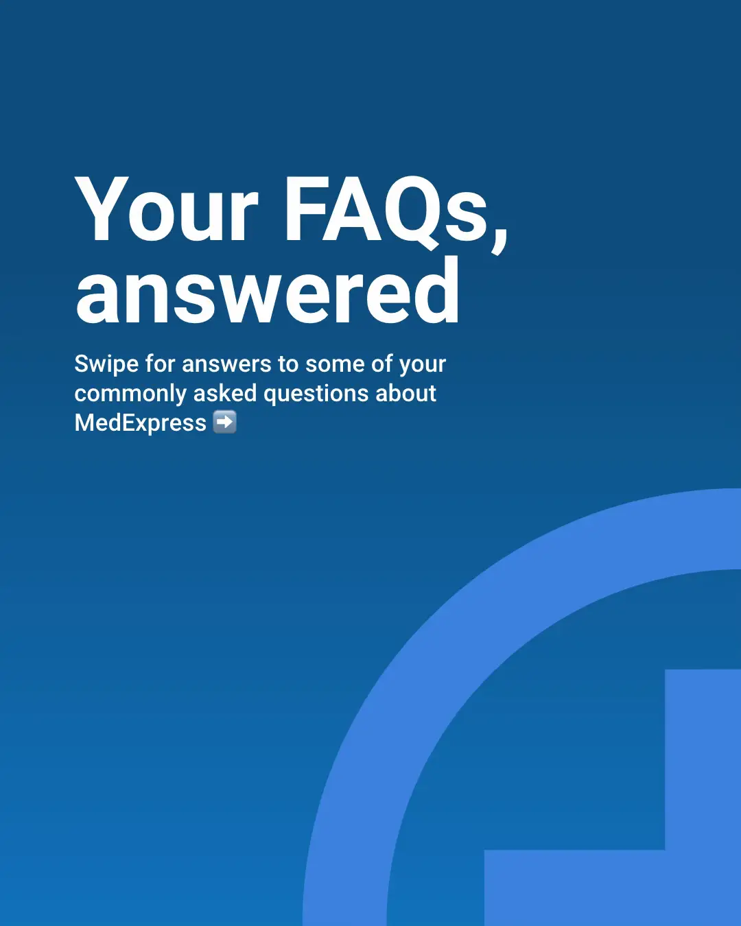Got questions about MedExpress? We’ve got answers! 💬 Drop your queries in the comments or send us a DM—we’re here to help! ⬇️ #faqs #onlinepharmacy #sexualhealth #weightloss #medexpress 