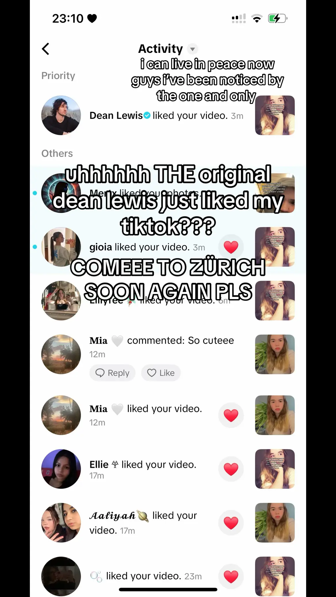 my life is fulfilled, he even talked to me in the concert??????? likeee??? this is now a fan page HAHAHA #fyyy #fypp #deanlewis #viral 