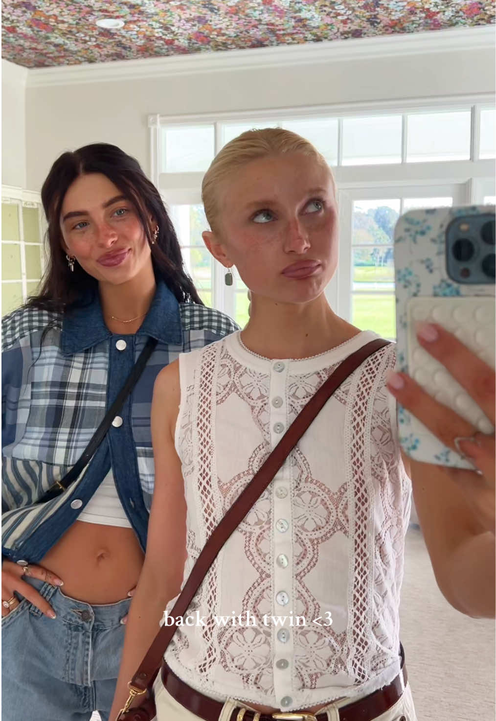 Now that she lives down the street @Melody Miles  - - #bestie #bff #relatable #girlthings #twin #sisters #OOTD #outfitinspo 