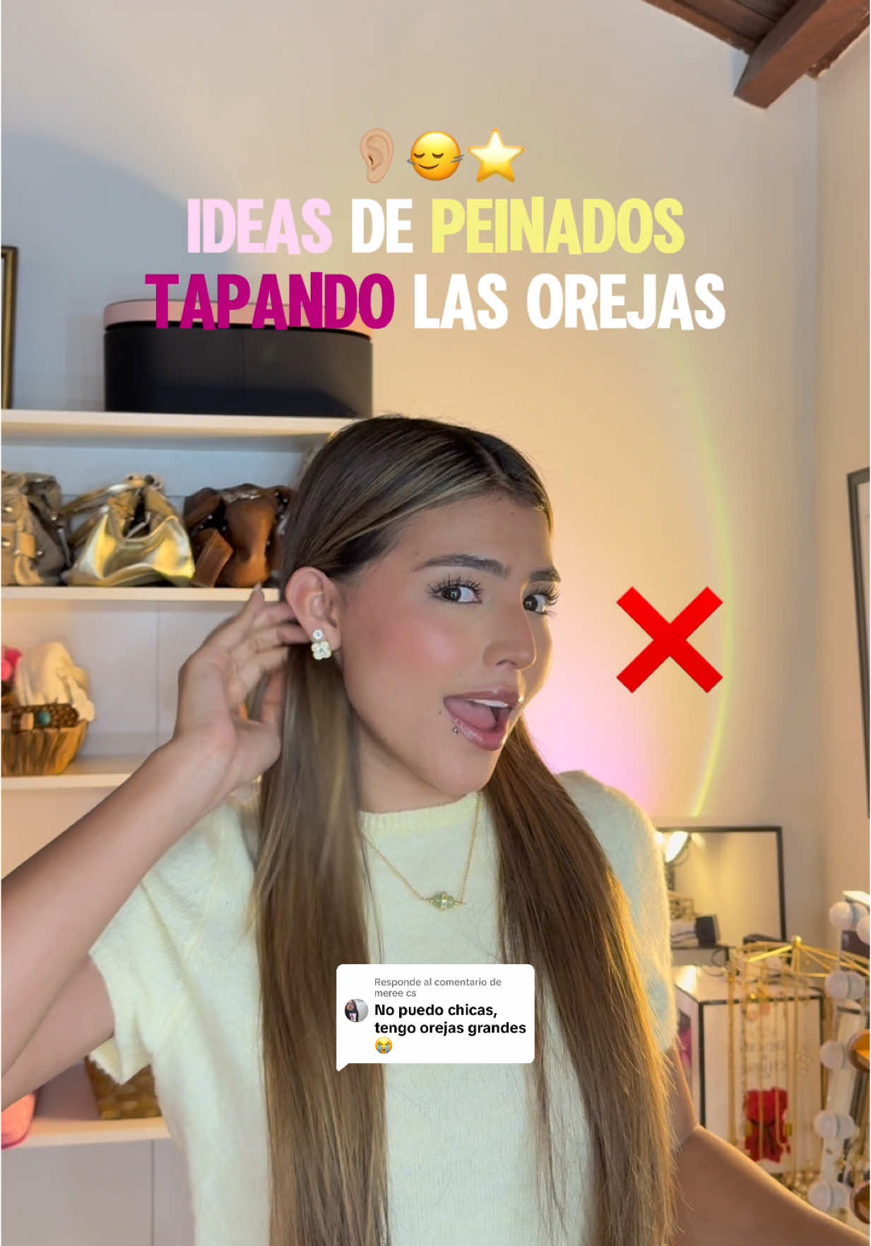 Respuesta a @meree cs 3 #ideas de #peinados tapando las orejas👂🏼🙂‍↔️⭐️ para que puedas peinarte sintiéndote cómoda y tranquila mientras trabajas en amar tus orejas 💗 que no tienen nada de malo 🤞🏼use el aceite de @La Receta les gustaron? #tutorial #tips #cabello #peinadosfaciles #hairstyle #belleza #girls #thatgirl 