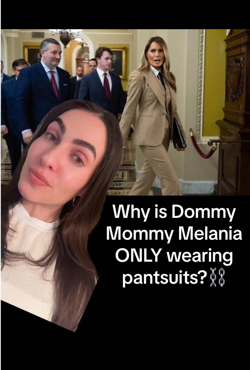 There's a reason Dommy Mommy Melania wears pantsuits everywhere now ⛓️ (can a SUBtract plz send me matzo ball soup thx)