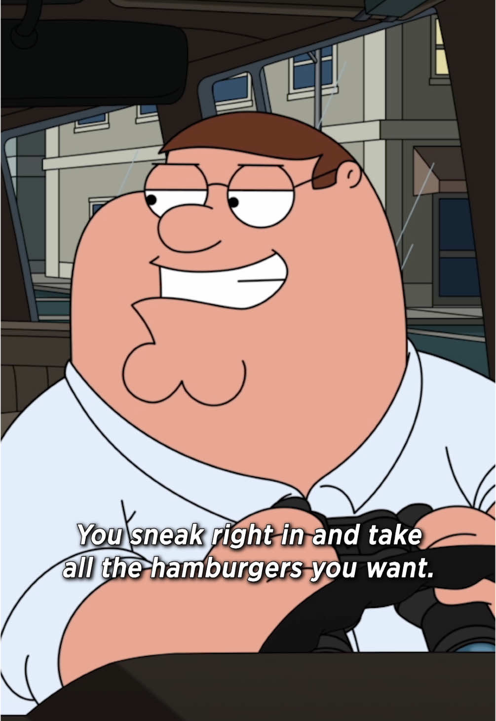 good luck with the new gig, peter 😂 watch the latest #familyguy now on @hulu! #familyguyclips #petergriffin #brewery #mcdonalds #worklife #animation #FOX #hulu