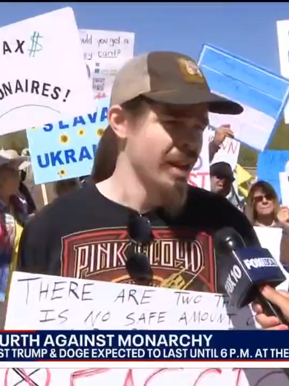 My beautiful and amazing husband spoke at 3/4/25 Phoenix protest!!!  I'm so proud of him and he said nothing but truth! 