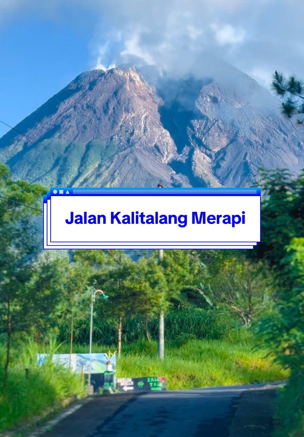 Merapi lagi cerah cerahnya  . #aestheticvibes #mettosmile #fyp @Pesona Indonesia @Wonderful Indonesia @malieqmaul13 