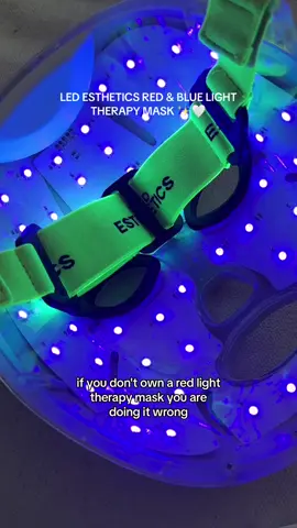 Level up your skincare routine with just 10 minutes a day 🕒✨ This red & blue light therapy mask boosts collagen, reduces wrinkles, calms inflammation, and improves complexion from your sofa! #LEDEsthetics #Glotech #RedLightTherapy #BlueLightTherapy