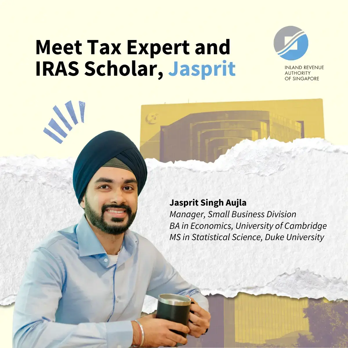 Currently a Manager at the Small Business Division in IRAS, Jasprit shares insights from his overseas education and internship experience as an IRAS scholar. Read his full story here: go.gov.sg/brightsparks-jasprit Dreaming of a global education? 🌍🎓 IRAS’ Overseas/Merit Undergraduate Scholarship provides full sponsorship, including tuition, maintenance allowance, and more. Apply today at gov.gov.sg/scholarapply to expand your horizons! ✈️ #fyp #tiktoksg #lifeatIRAS #IRASscholarships #scholarships #EnergiKuatTiapLangkah 