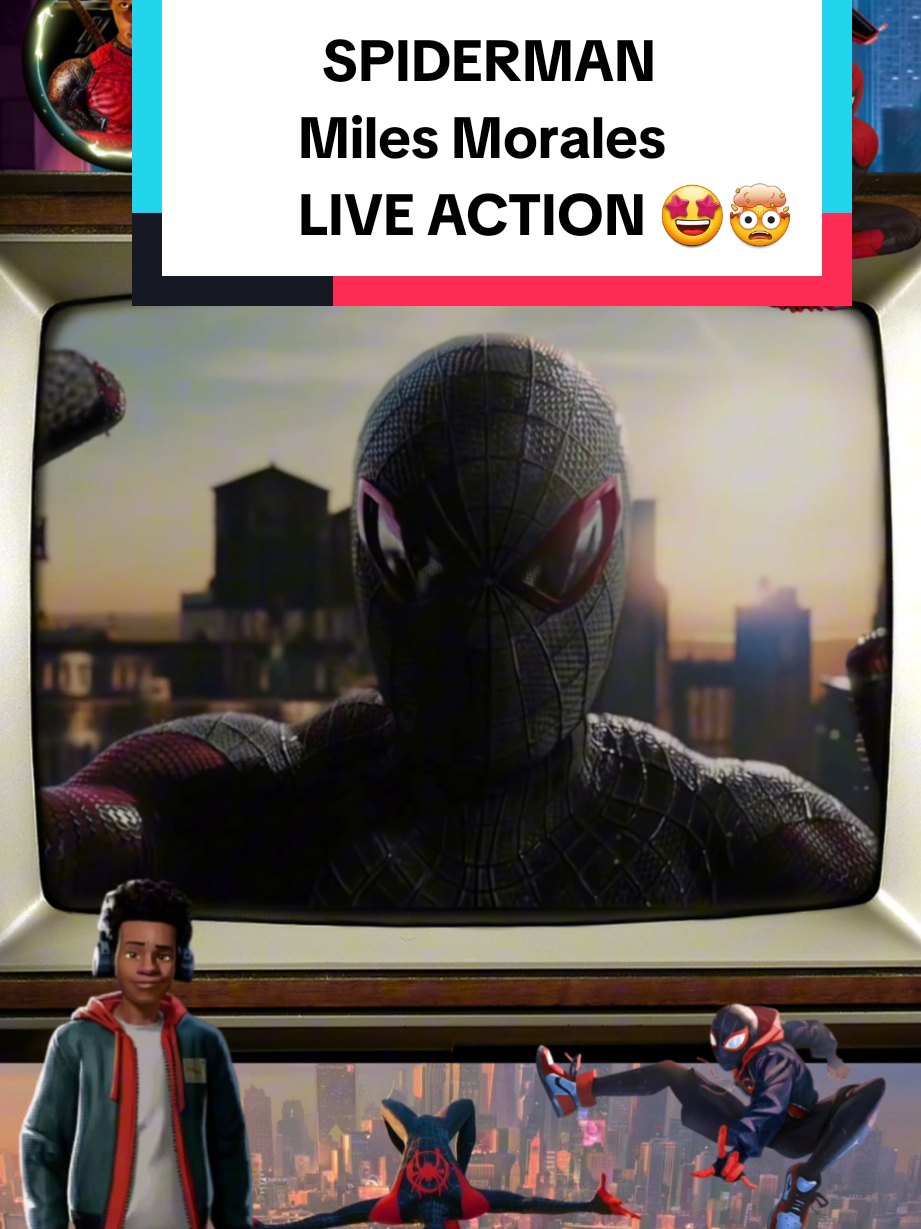 SPIDERMAN, Miles Morales LIVE ACTION 🤔😍 #Spiderman #MilesMorales #Estrenos #Peliculas #Cine #Marvel #TPArt #MarvelStudios 