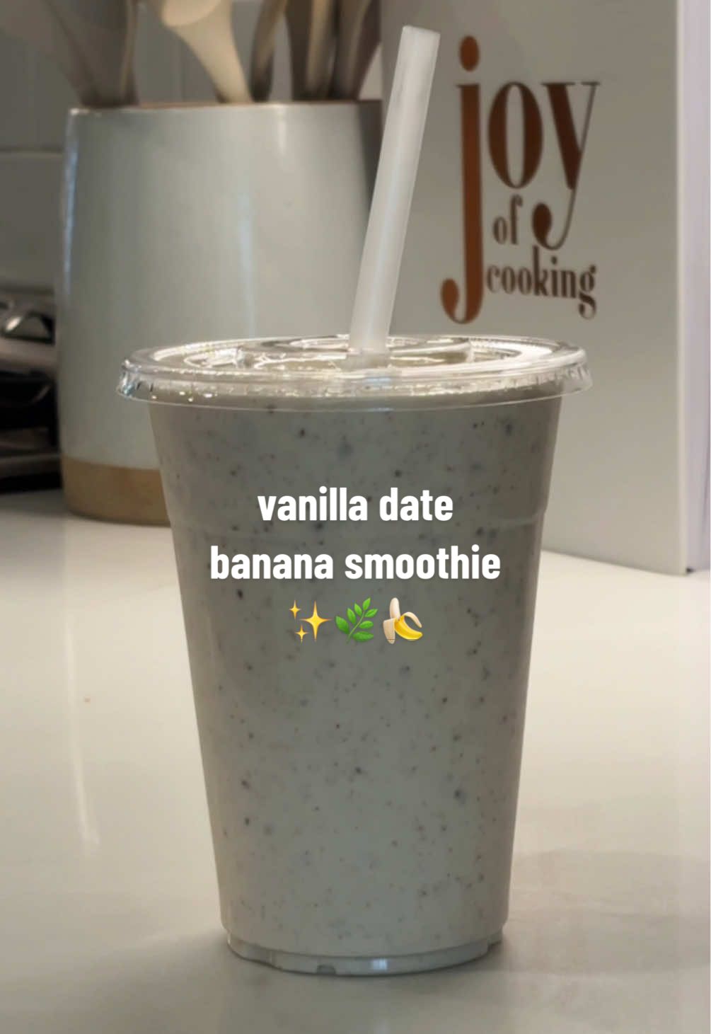 i look forward to this smoothie daily ✨🌿🍌 3 dates 1 cup milk 2 tsp vanilla extract 170g Greek yogurt (one serving) 1 banana 1 tbsp peanut butter  chocolate (optional hehe) 1 cup ice  #creatorsearchinsights #easysmoothieathome #smoothierecipe #highproteinsmoothie #healthysmoothie 