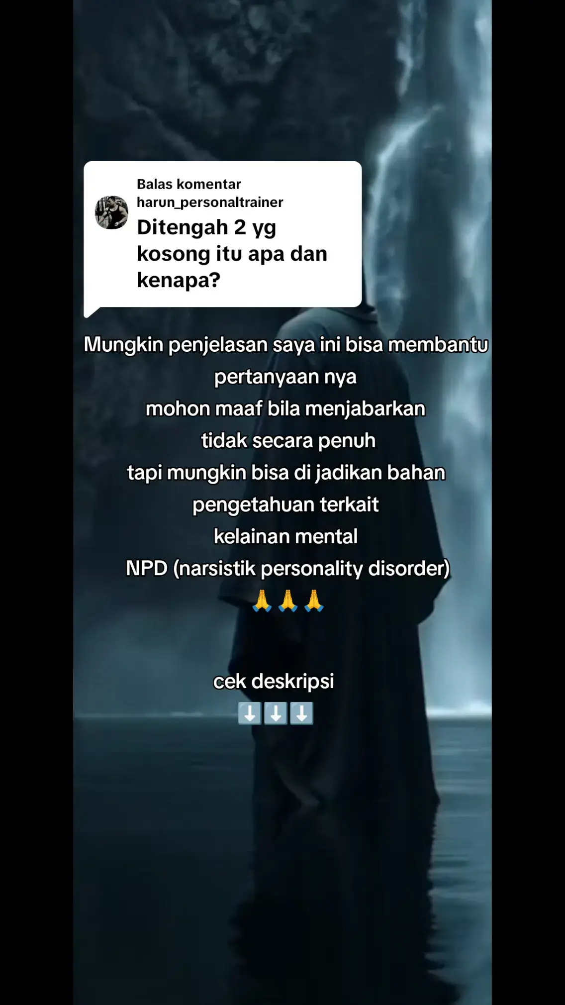 Membalas @harun_personaltrainer  Penelitian telah menunjukkan bahwa Narcissistic Personality Disorder (NPD) terkait dengan gangguan pada beberapa struktur dan sistem otak, termasuk: *Struktur Otak yang Terkait dengan NPD* 1. *Korteks Prefrontal (CPF)*: CPF bertanggung jawab untuk pengambilan keputusan, perencanaan, dan regulasi emosi. Pada orang dengan NPD, CPF mungkin kurang aktif, menyebabkan kesulitan dalam mengatur emosi dan perilaku. 2. *Amygdala*: Amygdala berperan dalam memproses emosi, terutama takut dan marah. Pada orang dengan NPD, amygdala mungkin lebih aktif, menyebabkan reaksi emosi yang berlebihan. 3. *Hippocampus*: Hippocampus terkait dengan memori dan pembelajaran. Pada orang dengan NPD, hippocampus mungkin kurang aktif, menyebabkan kesulitan dalam mempelajari dari kesalahan dan mengembangkan empati. 4. *Nucleus Accumbens (NAcc)*: NAcc berperan dalam sistem penghargaan dan motivasi. Pada orang dengan NPD, NAcc mungkin lebih aktif, menyebabkan kebutuhan akan pujian dan pengakuan yang berlebihan. *Sistem Otak yang Terkait dengan NPD* 1. *Sistem Penghargaan*: Sistem penghargaan otak, yang melibatkan NAcc dan struktur lainnya, mungkin terganggu pada orang dengan NPD, menyebabkan kebutuhan akan pujian dan pengakuan yang berlebihan. 2. *Sistem Emosi*: Sistem emosi otak, yang melibatkan amygdala dan struktur lainnya, mungkin terganggu pada orang dengan NPD, menyebabkan reaksi emosi yang berlebihan dan kesulitan dalam mengatur emosi. 3. *Sistem Kognitif*: Sistem kognitif otak, yang melibatkan CPF dan struktur lainnya, mungkin terganggu pada orang dengan NPD, menyebabkan kesulitan dalam mengambil keputusan, merencanakan, dan mempelajari dari kesalahan. Perlu diingat bahwa penelitian tentang NPD masih berlangsung, dan lebih banyak penelitian diperlukan untuk memahami sepenuhnya bagaimana gangguan ini mempengaruhi otak.