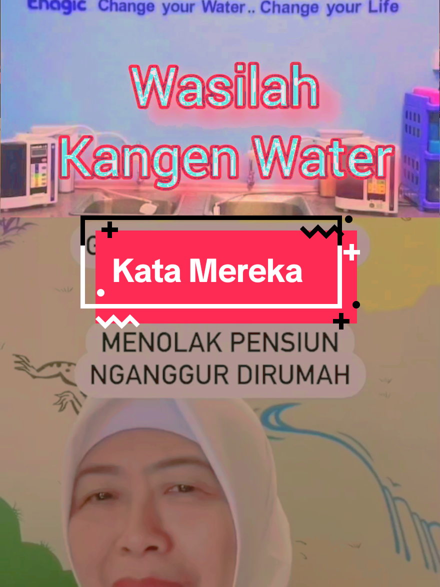 Wasilah minum kangen water #kangenwater 