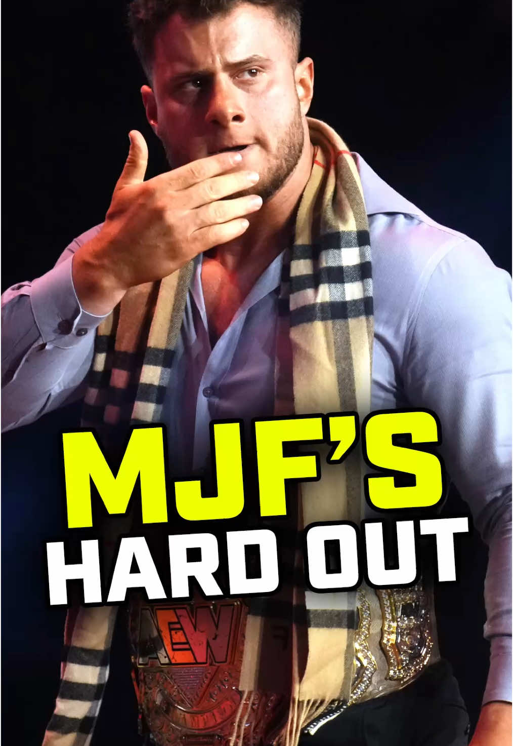 MJF’s “hard out” #aew #mjf #wrestling 