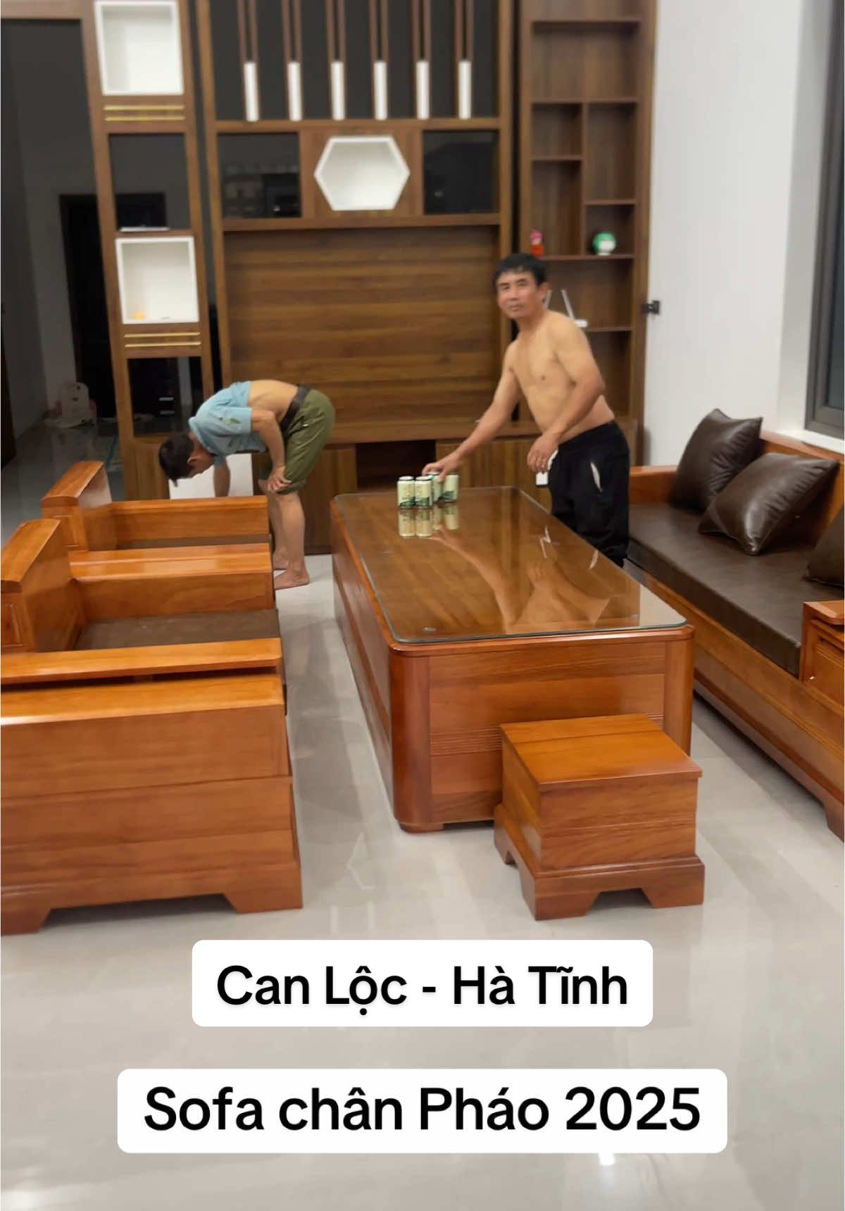 Bàn ghế sofa chân pháo 2025 #hoangdogohatinh #hatinh #banghephongkhach 