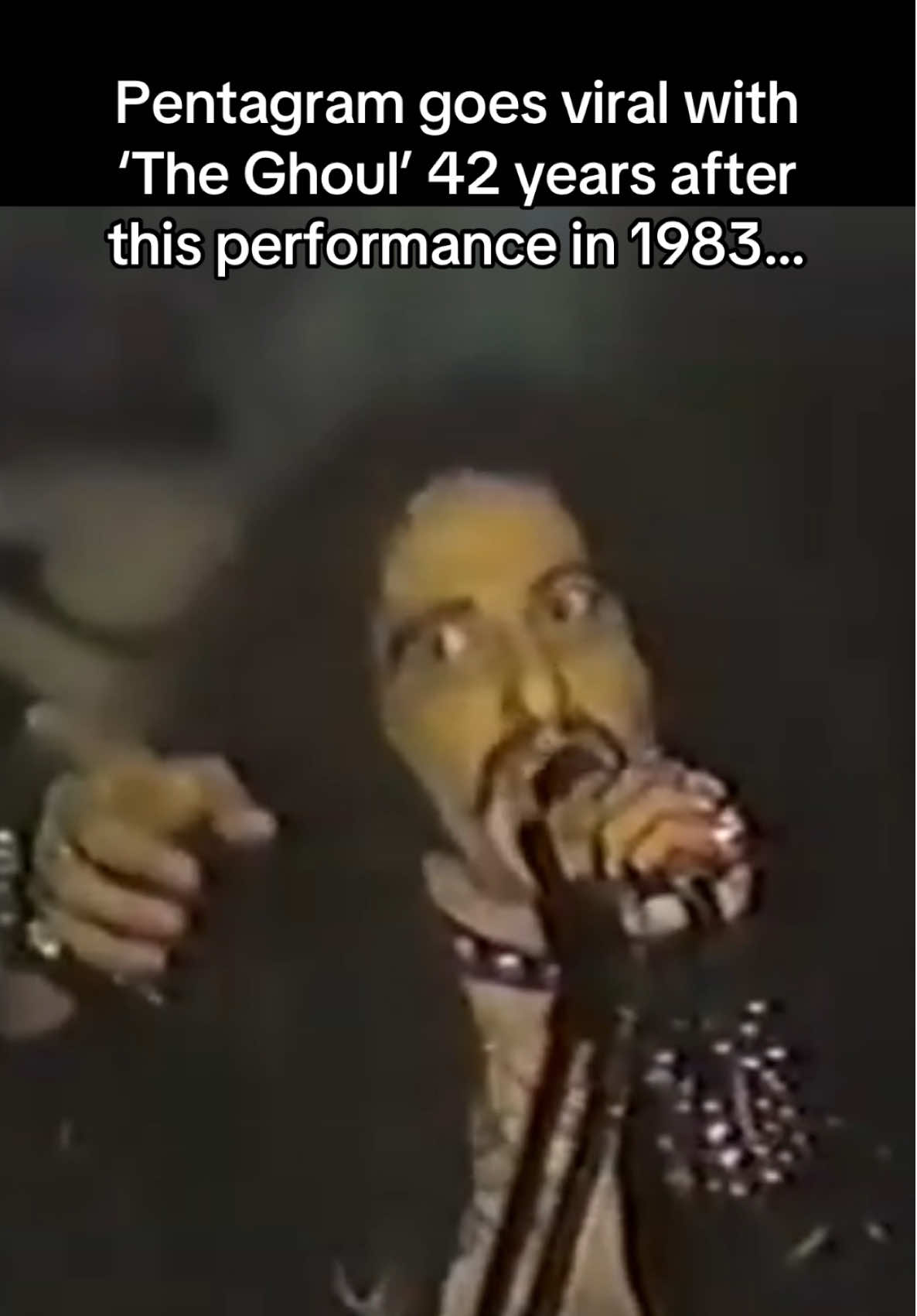 Pentagram - The Ghoul - Live in Virginia 1983 #pentagram #bobbyliebling #doommetal
