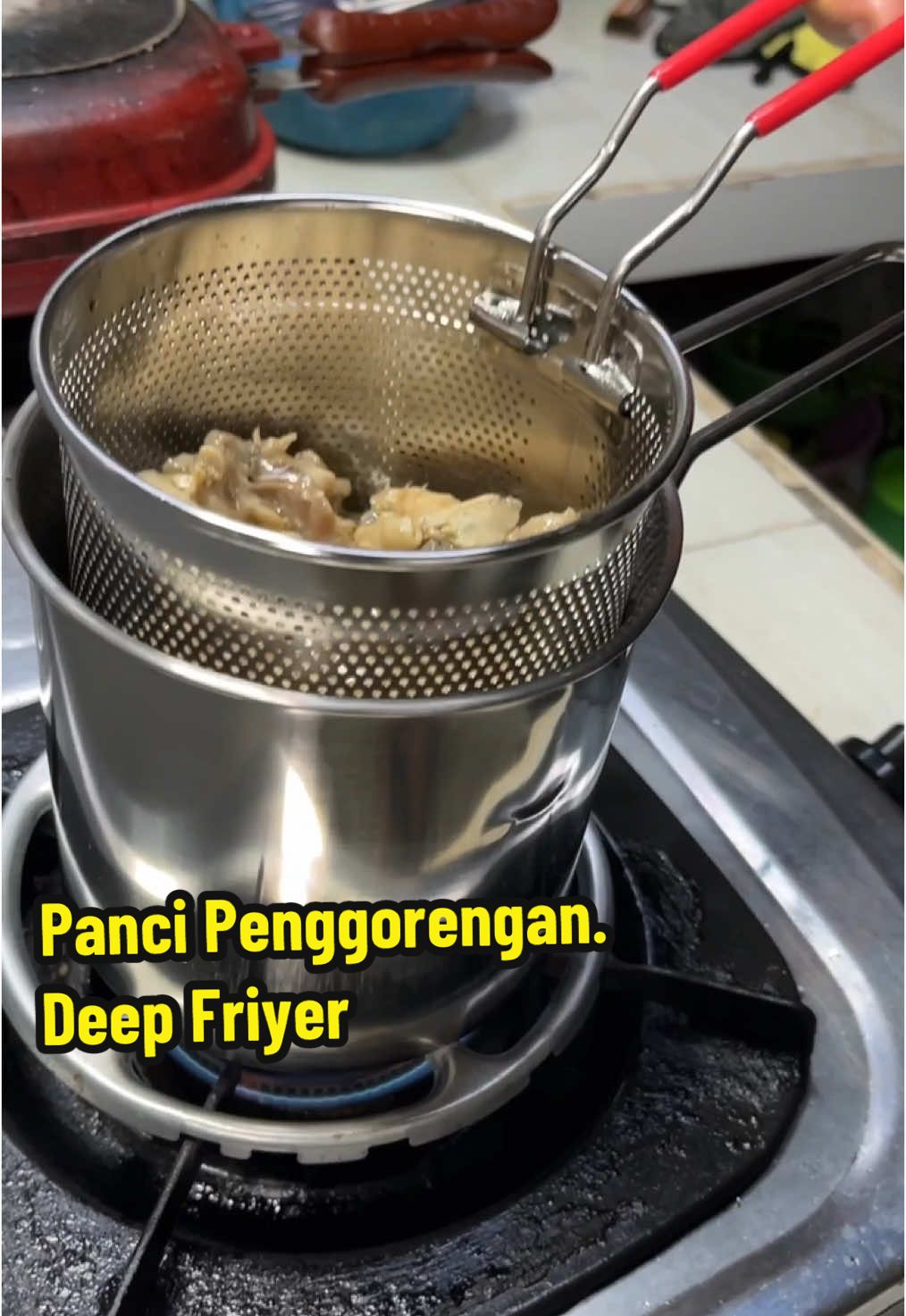 Deep Friyer Funnycook 4in1. Alat Penggoreng, panci Penggoreng kentang, daging, alat masak mie. #penggorengan #pancipenggorengan #pancimie 